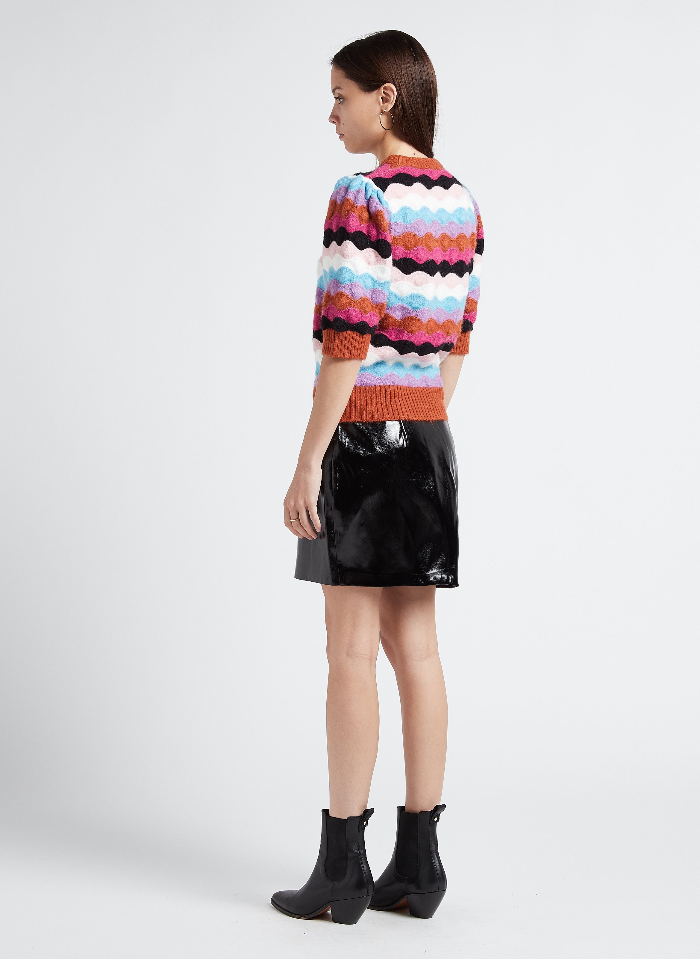 H&m 2024 vinyl skirt