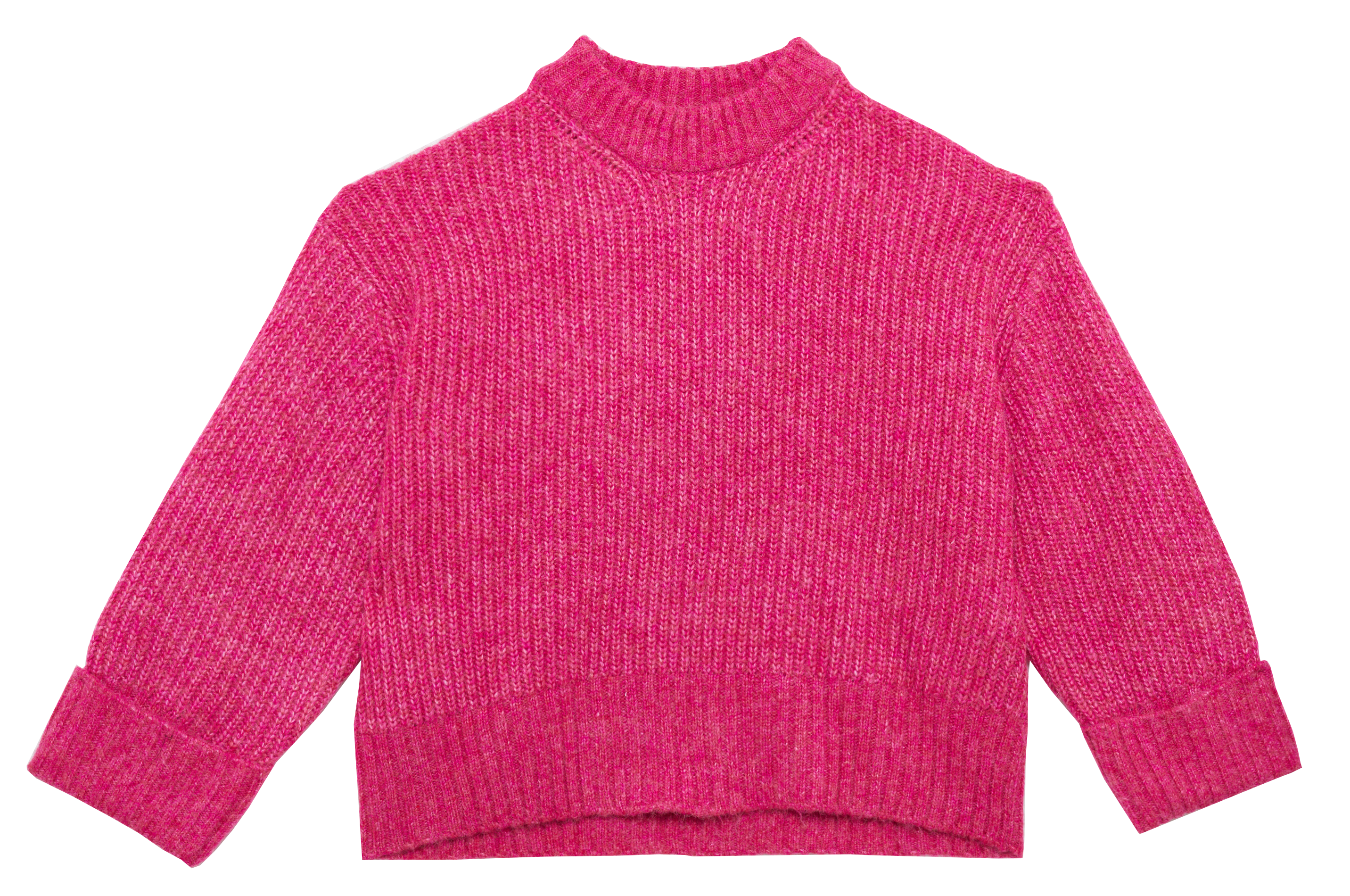 Pull ample col rond en maille mélangée GINA TRICOT