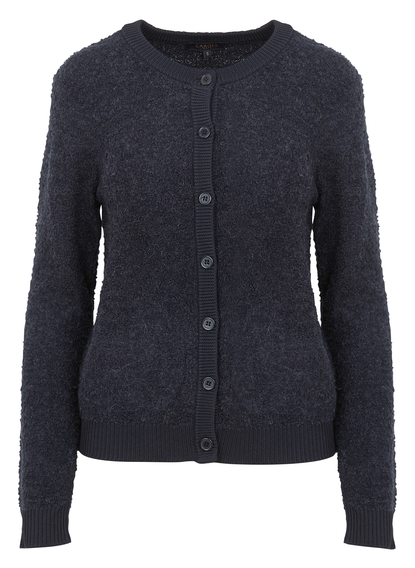 Gilet col rond CAROLL Bleu