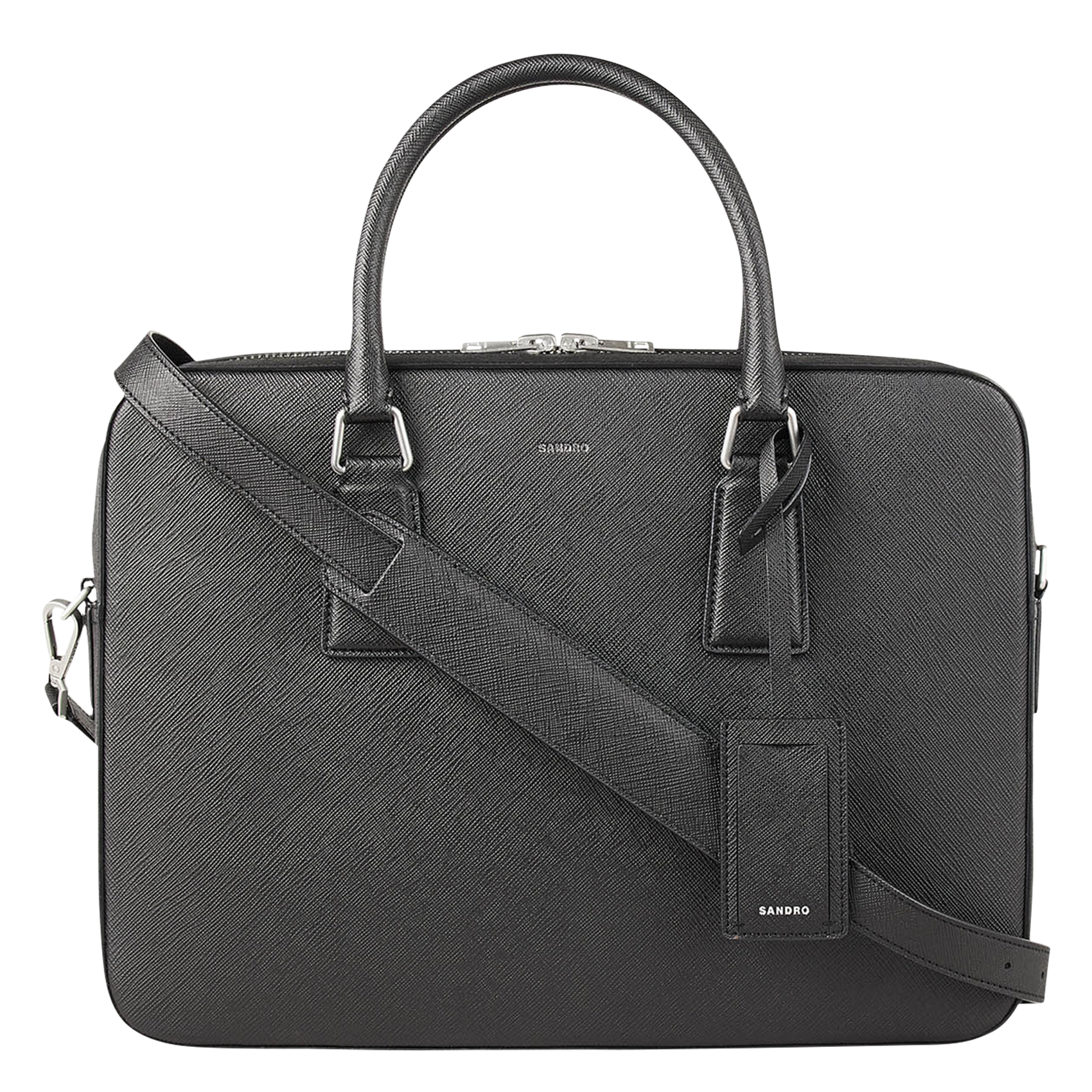 Sac ordinateur rigide  SANDRO Noir