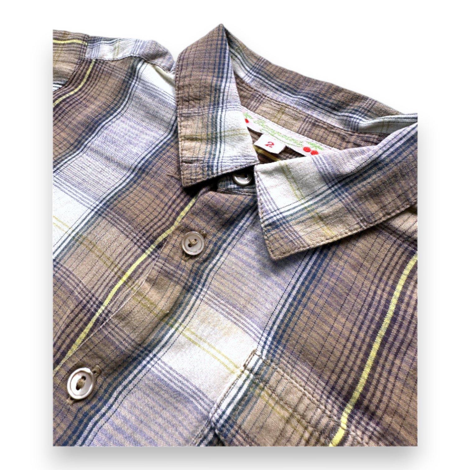 Brown baby shirt - 24 months BONPOINT - Seconde Main Brown