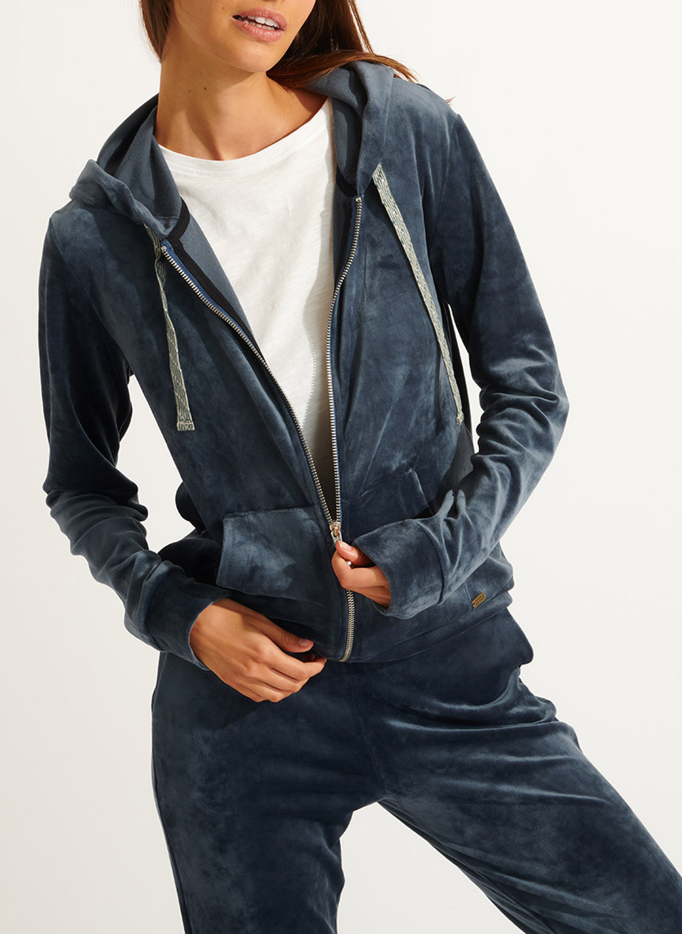 Sweat à capuche zippé BANANA MOON