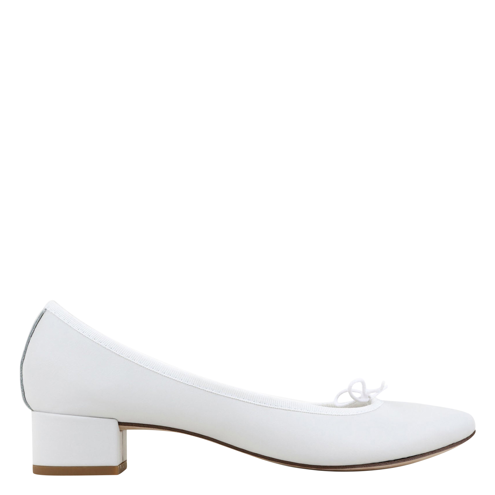 Low-heeled leather ballerinas REPETTO