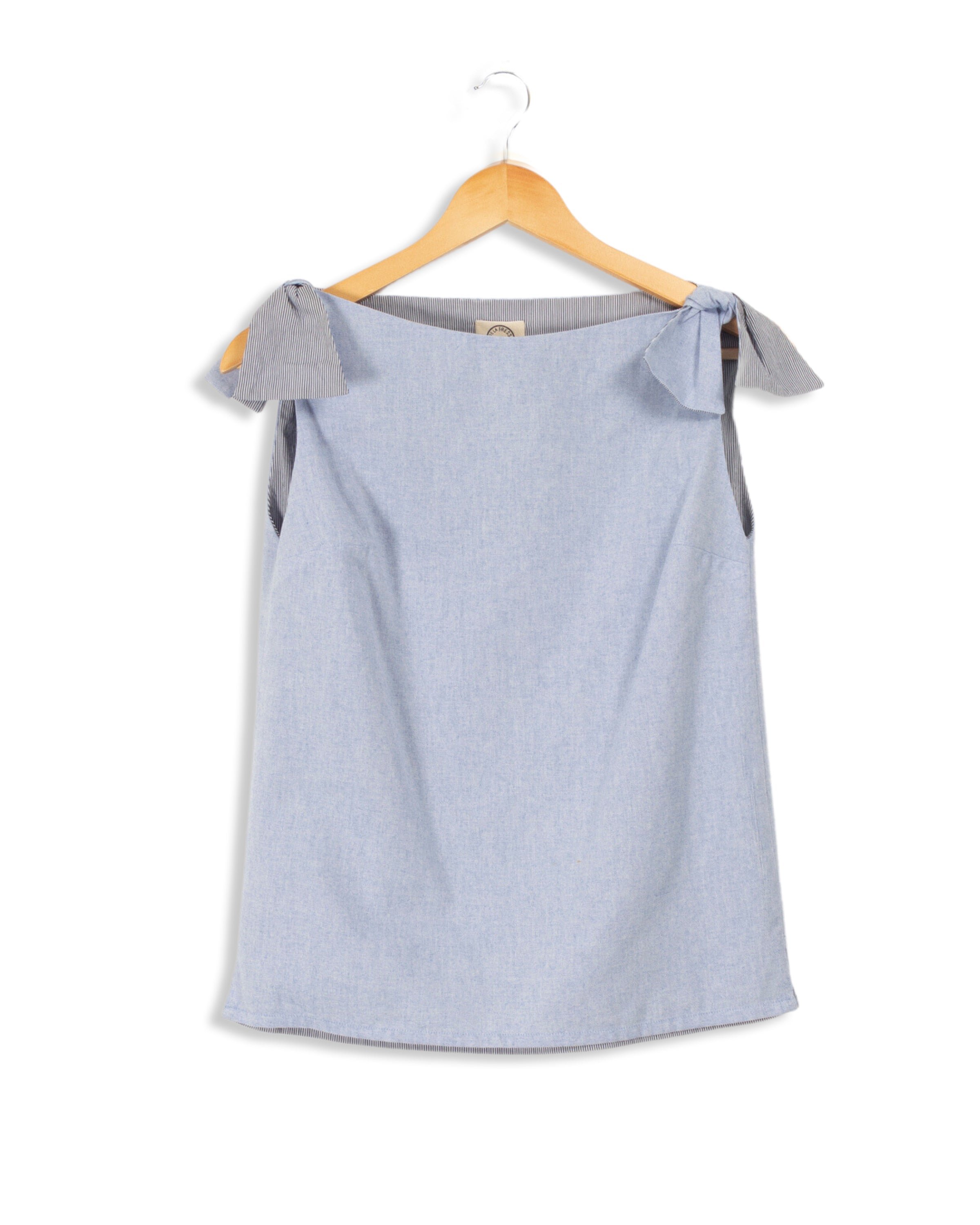 Top INES DE LA FRESSANGE - Seconde main Bleu