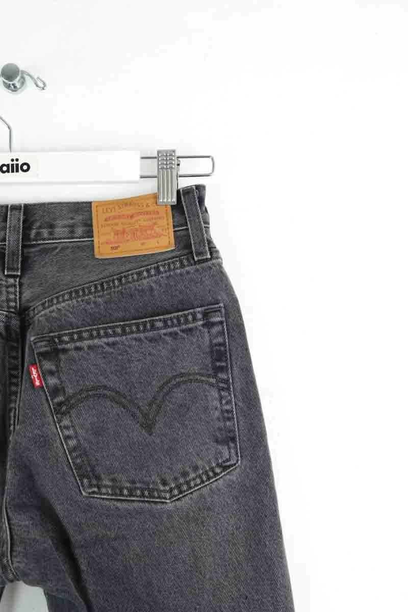 501? straight cotton jeans LEVI'S - Seconde main Grey