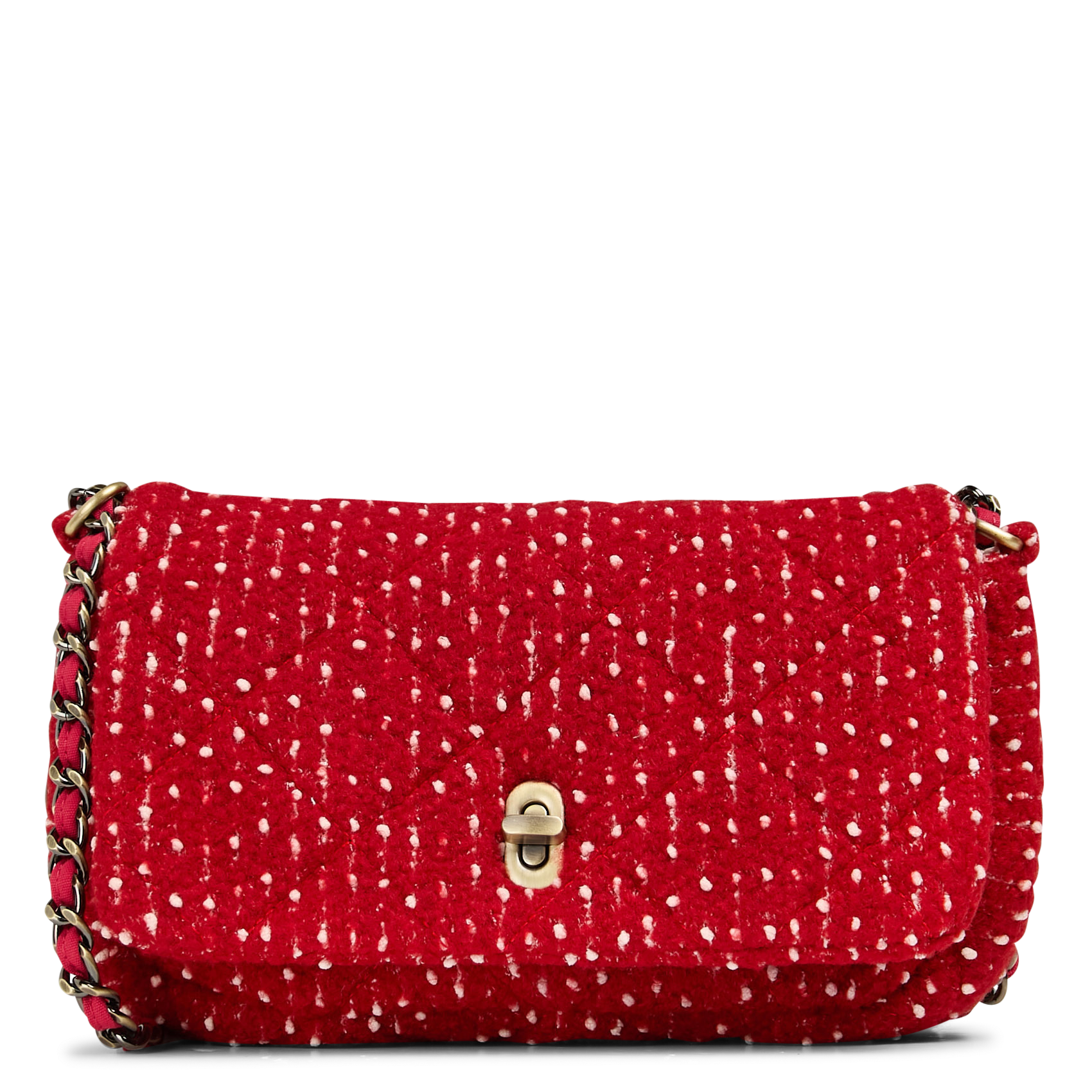 Umhängetasche aus Wollmix BECKSONDERGAARD Rot