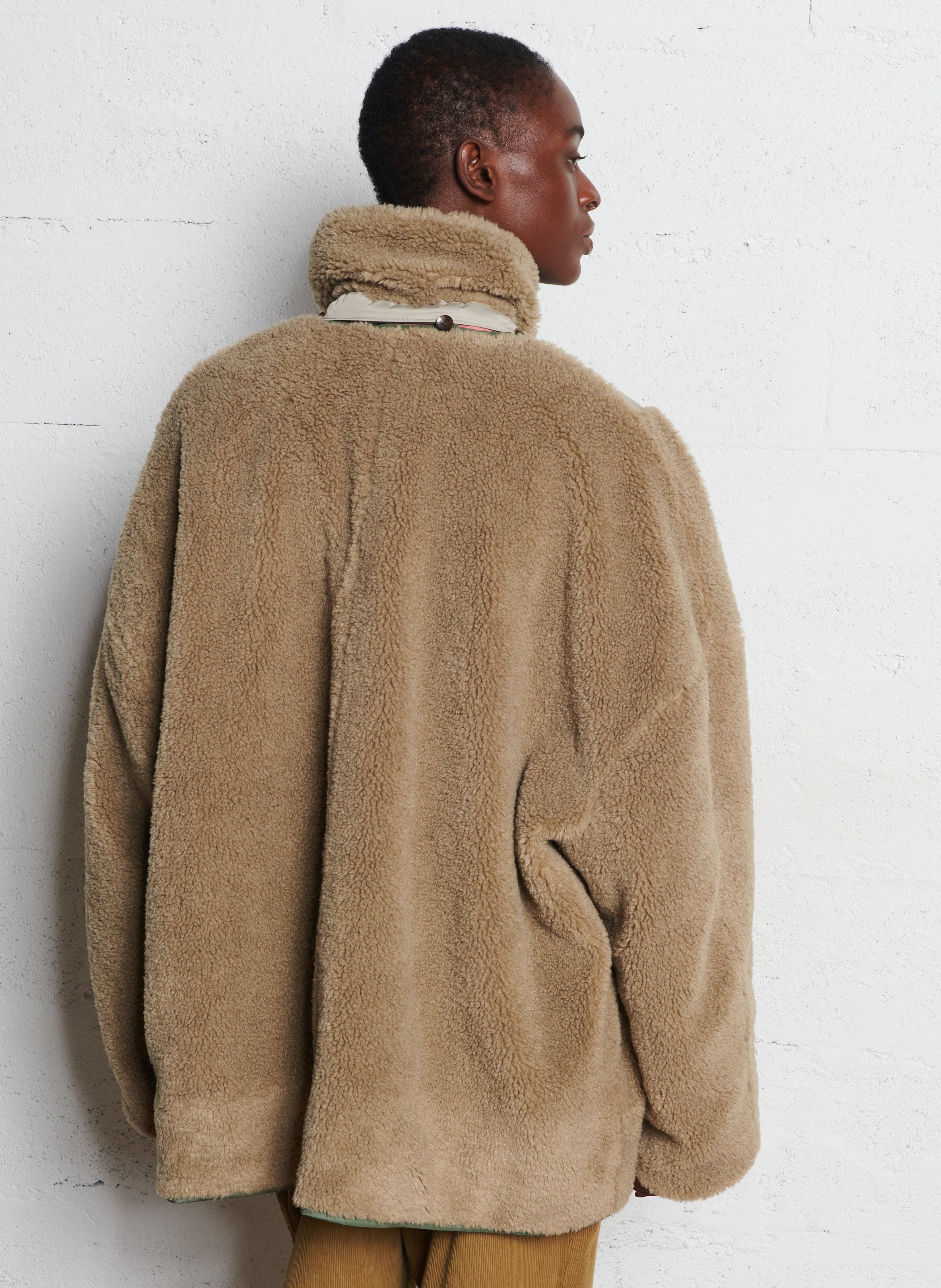 Oversized omkeerbare jas BELLEROSE Groen