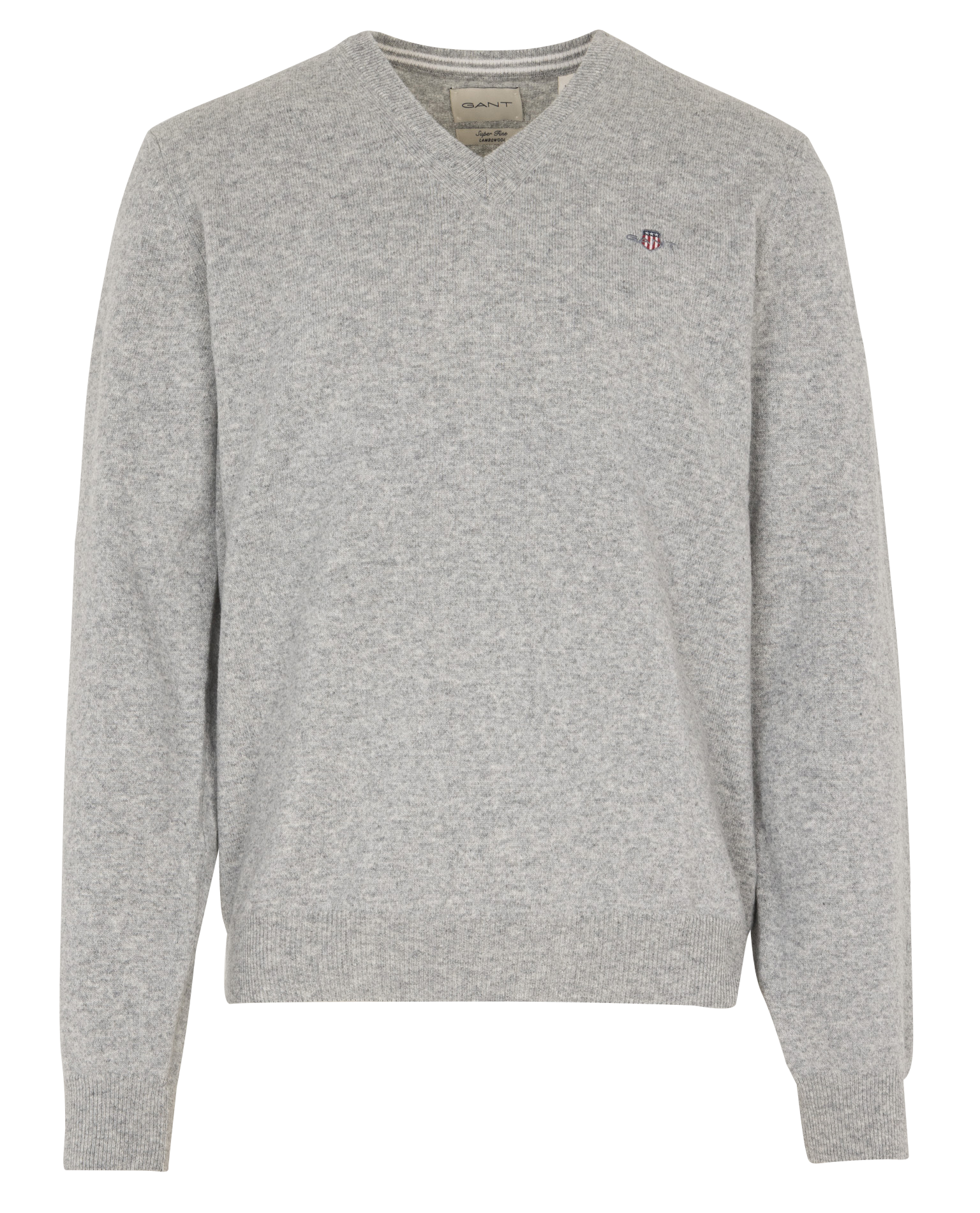 Wool V-neck sweater GANT Grey