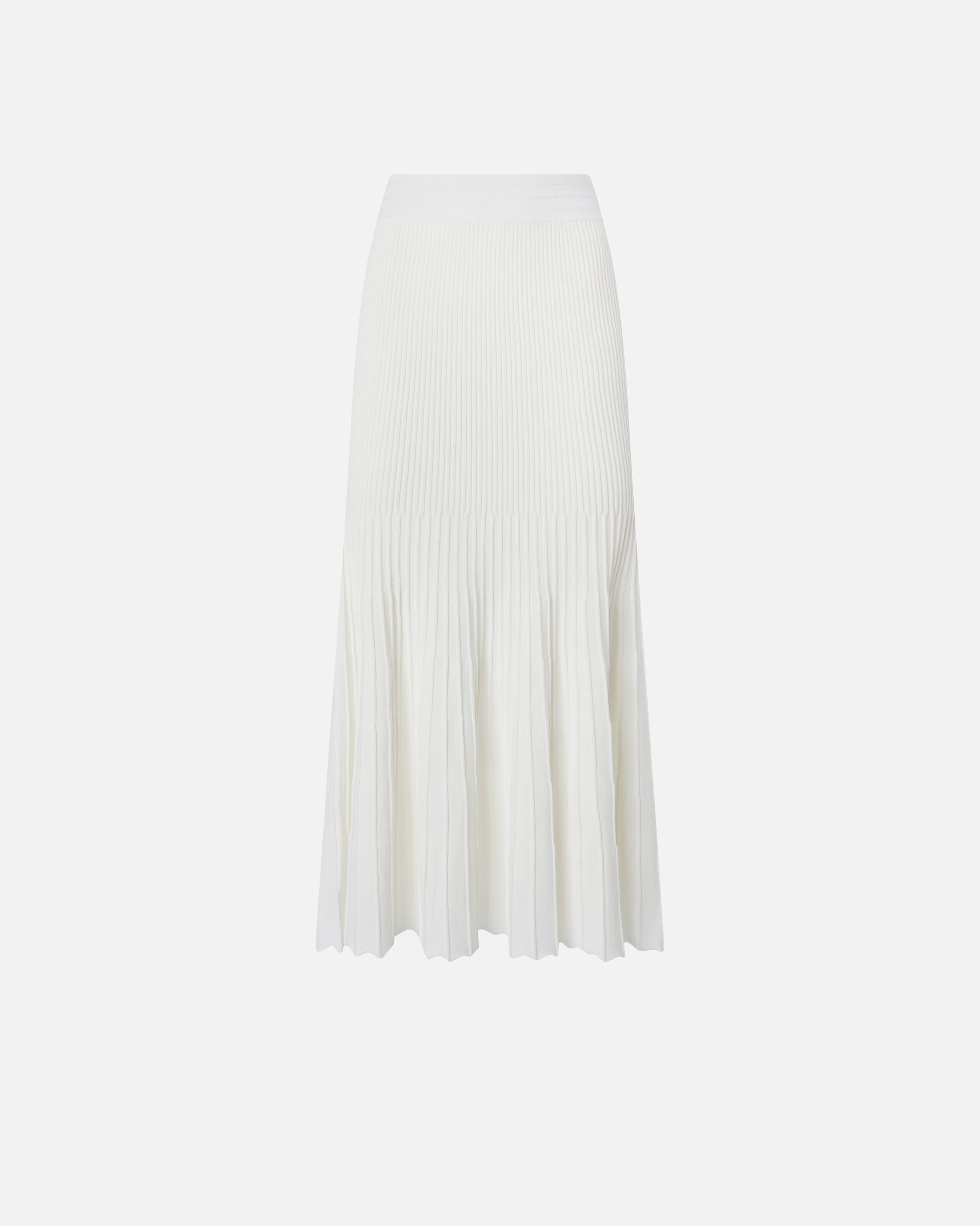 Mid-length pleated skirt PINKO White