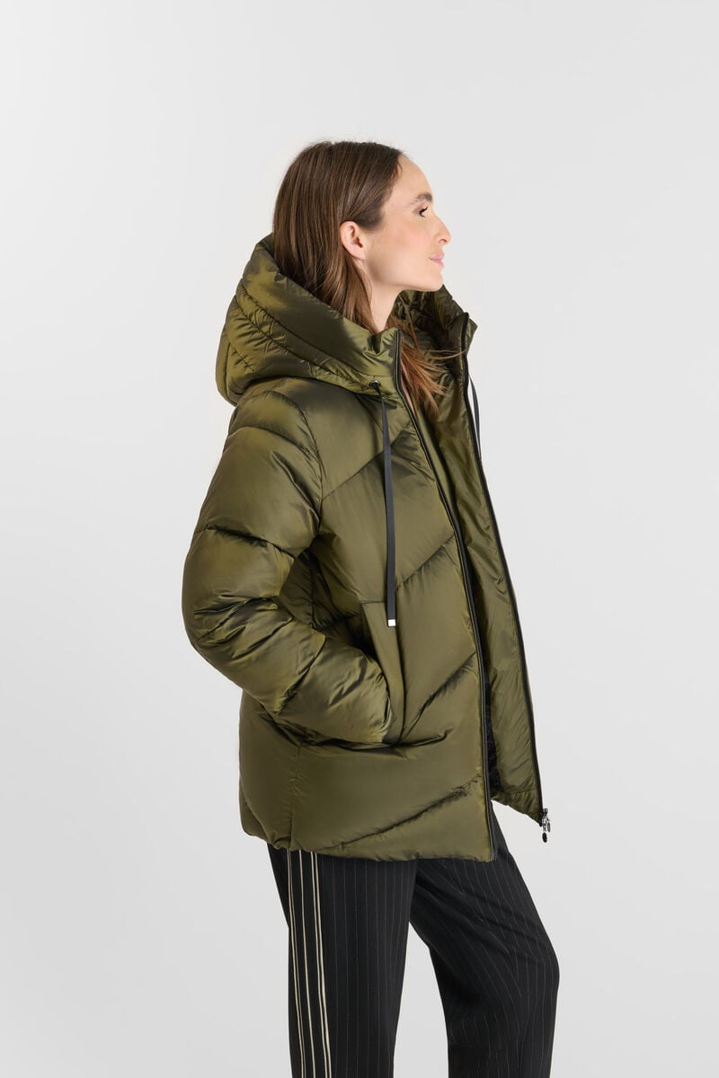 Brookvale Hoody padded jacket LE TEMPS DES CERISES Khaki