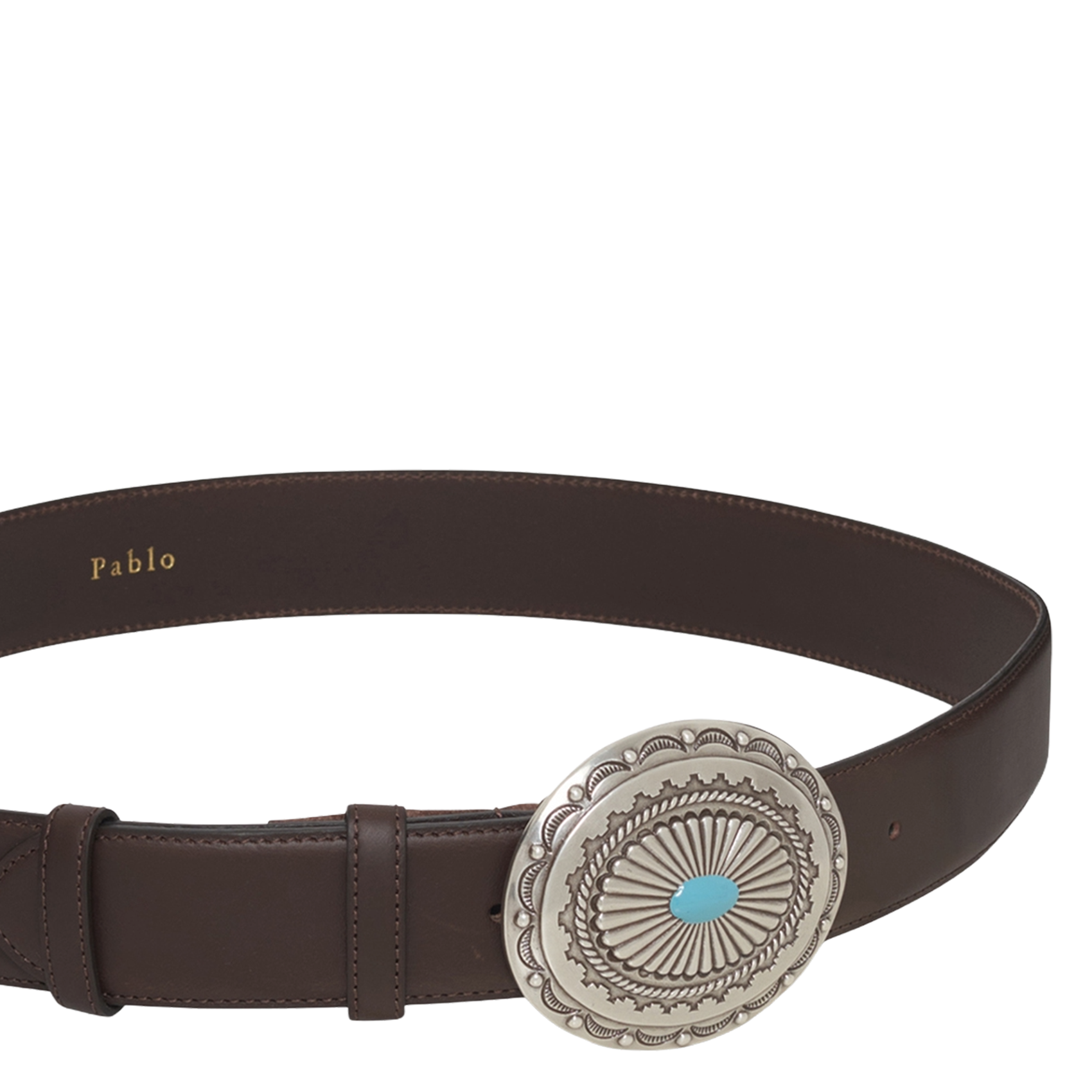 Ceinture en cuir PABLO Marron