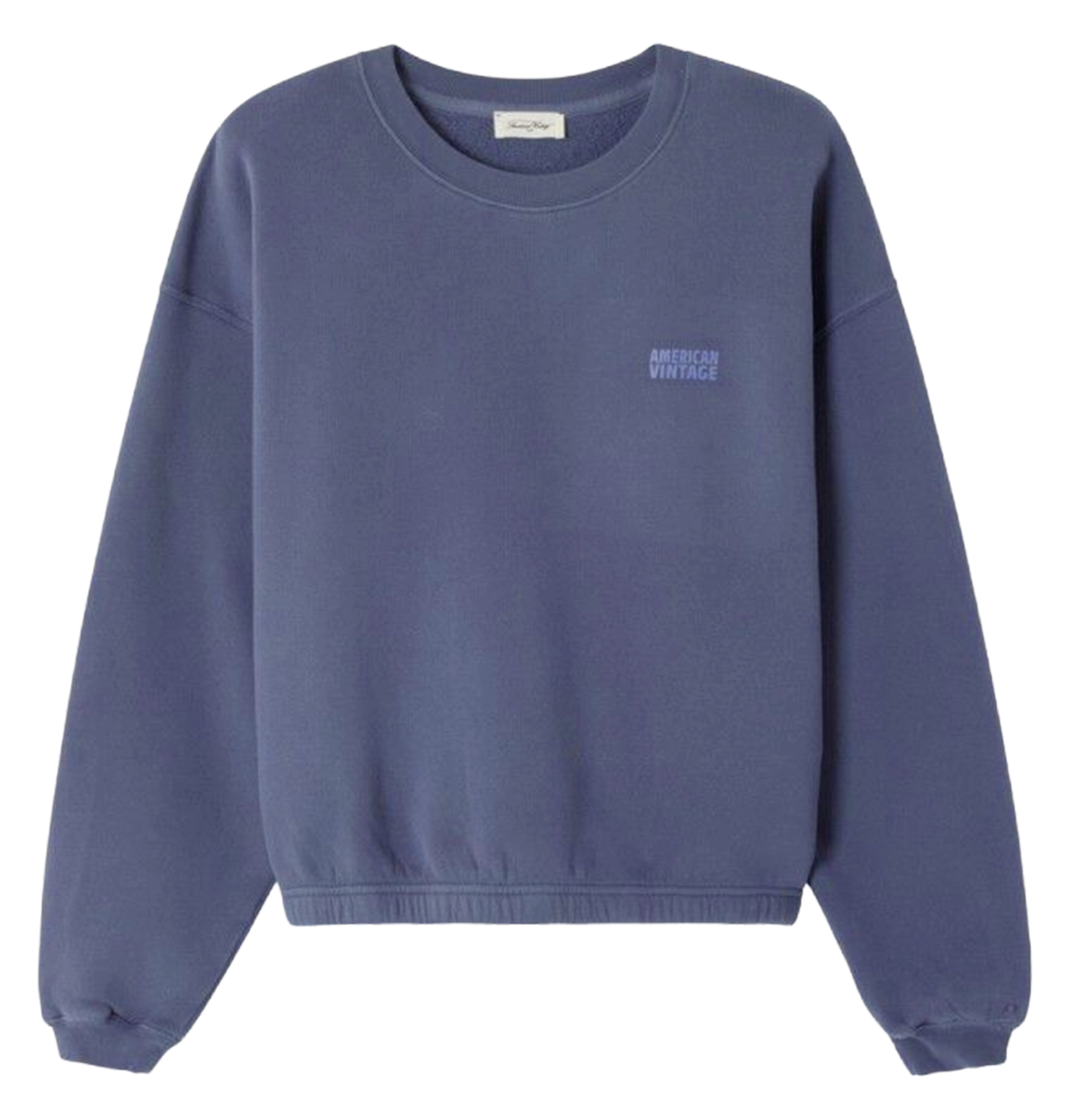 Kurzes Rundhals-Sweatshirt aus Baumwoll-Mix IZUBIRD Cyclone vintage