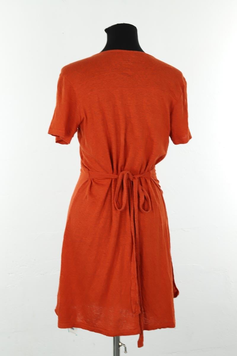 Dress MAJESTIC FILATURES - SECONDE MAIN Orange