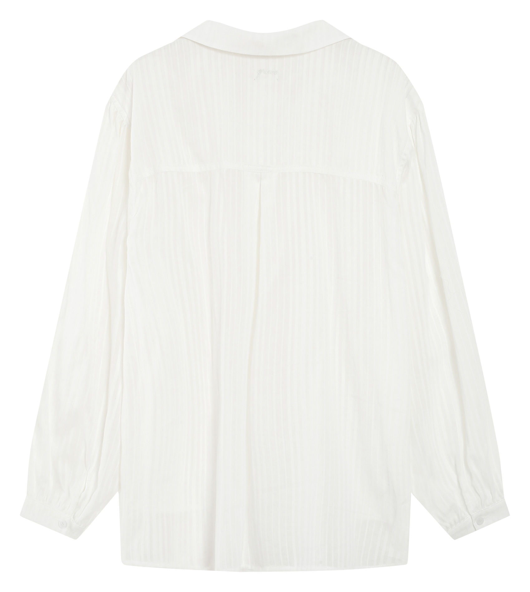 Chemise ample à rayures  GRACE ET MILA Beige