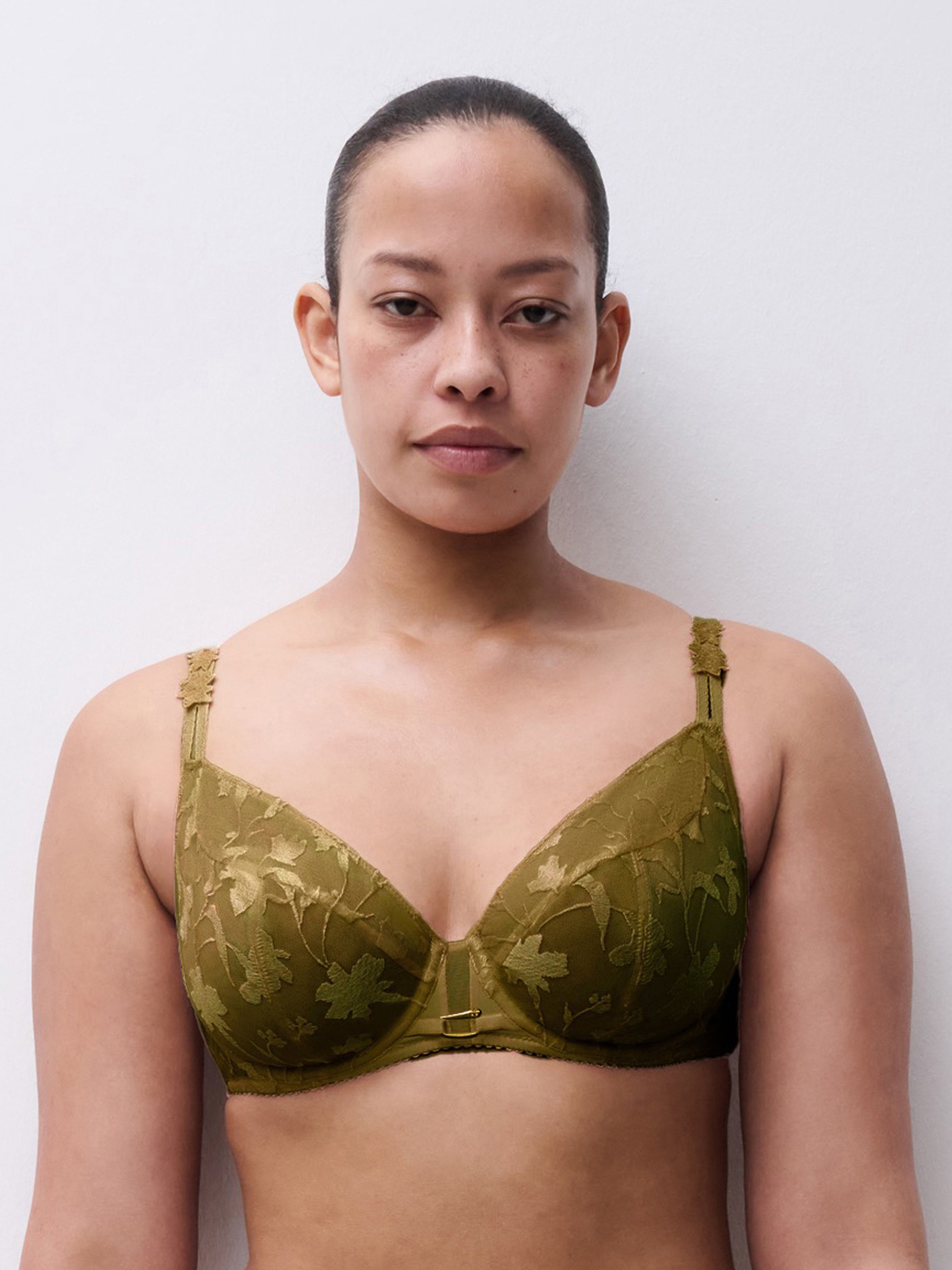 Full-cup bra CHANTELLE Green