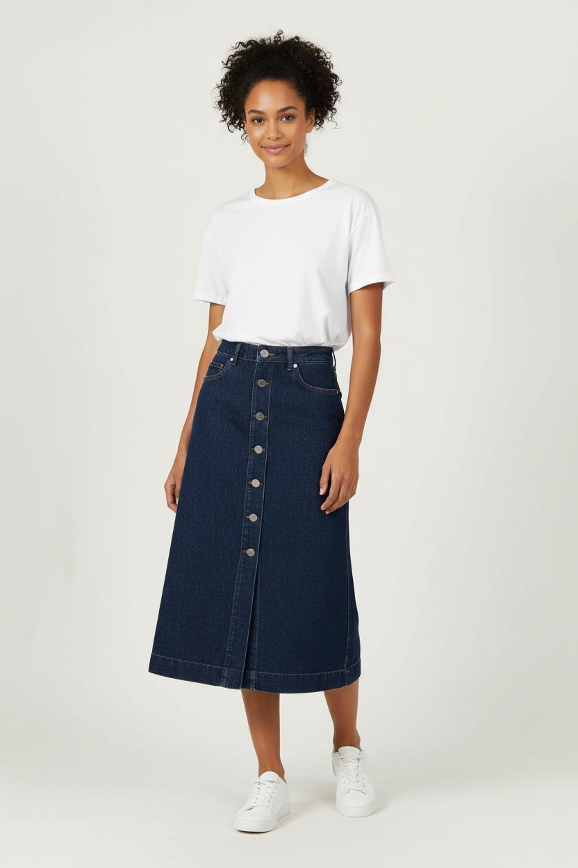 Long skirt COMPTOIR DES COTONNIERS - Seconde main Blue