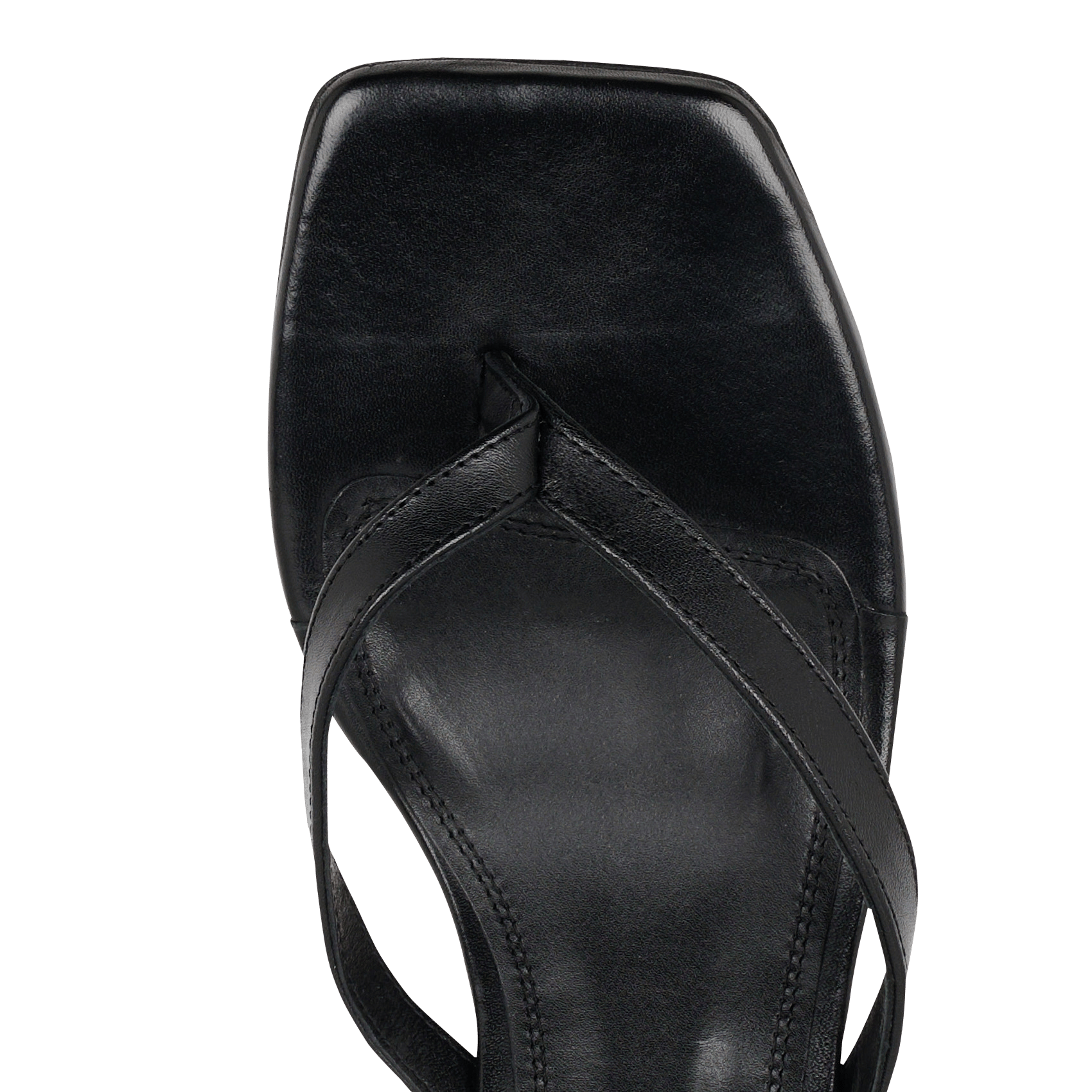 Mules à talon en cuir TORAL Noir