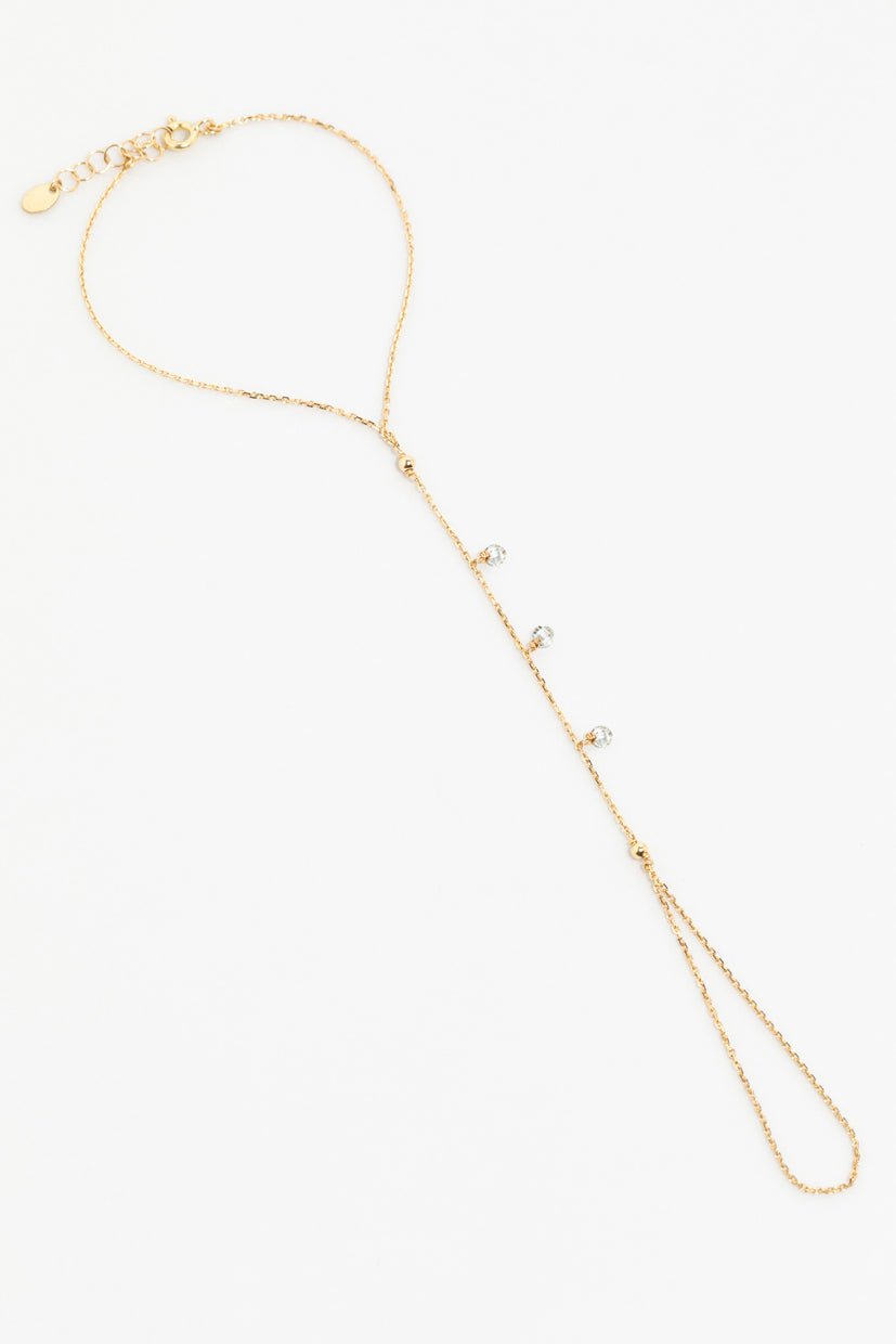 Hand jewel sofia gold 750 white diamond YAY Golden