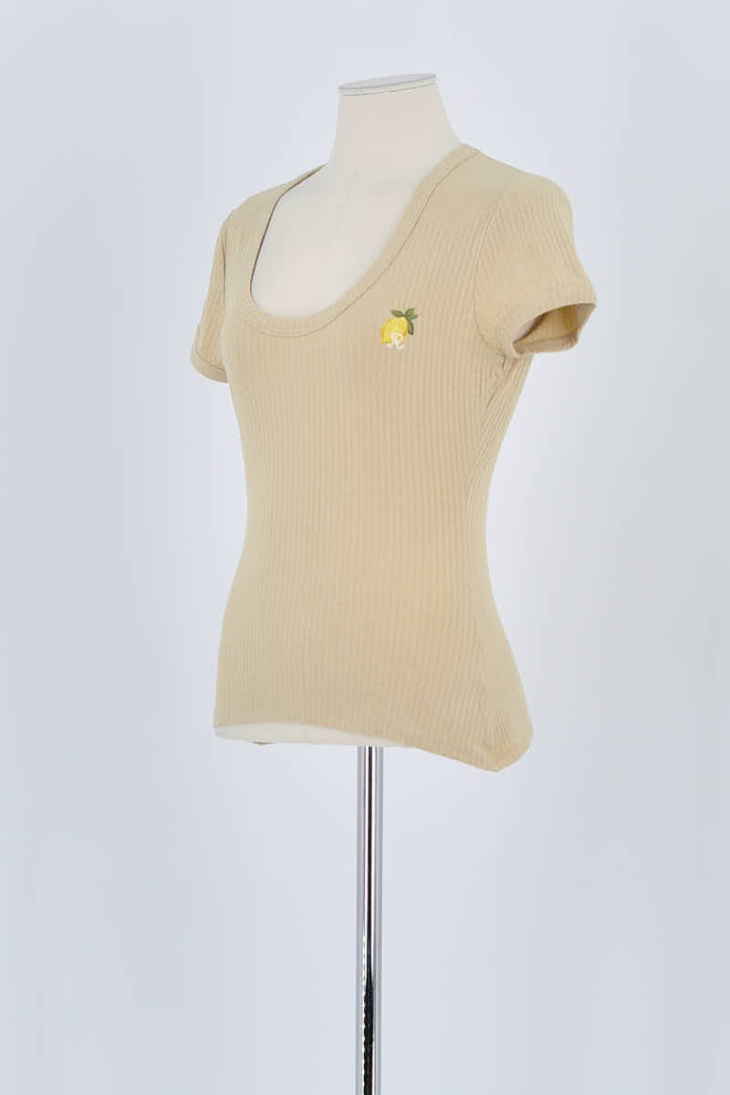 T-shirt ROUJE - Seconde Main Beige