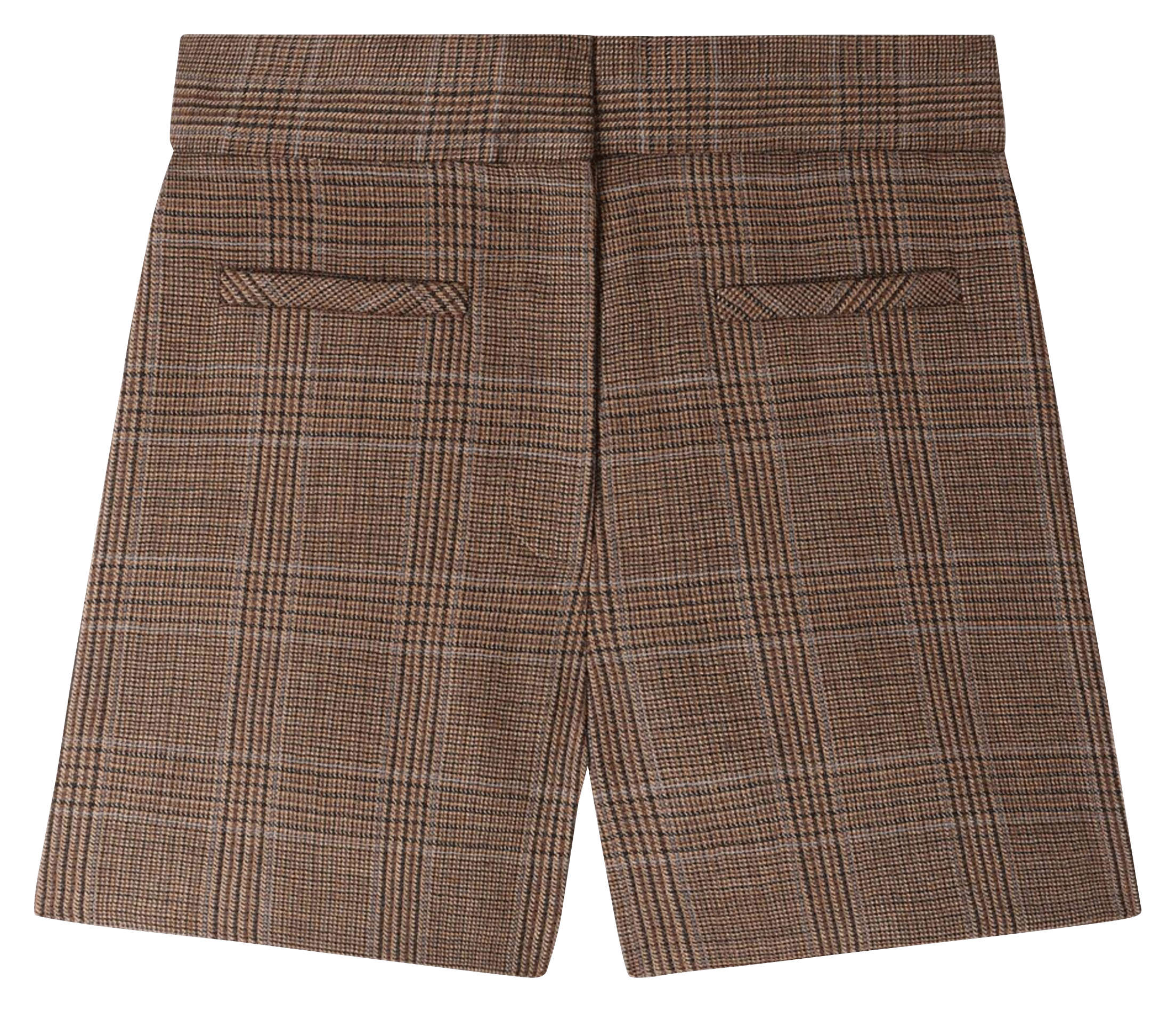 Short droit en laine SANDRO Beige