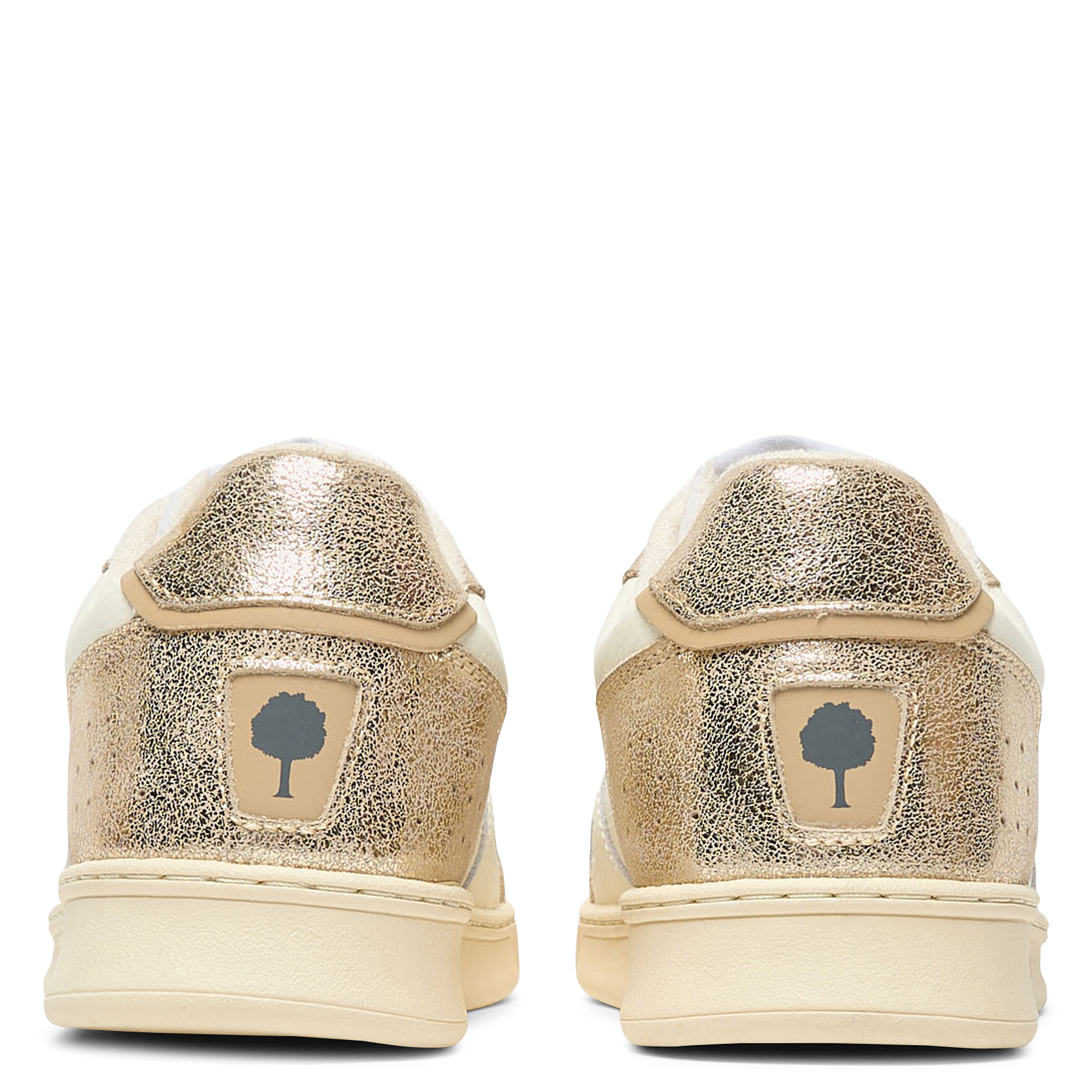 Sneaker stringate in pelle FAGUO Bianco