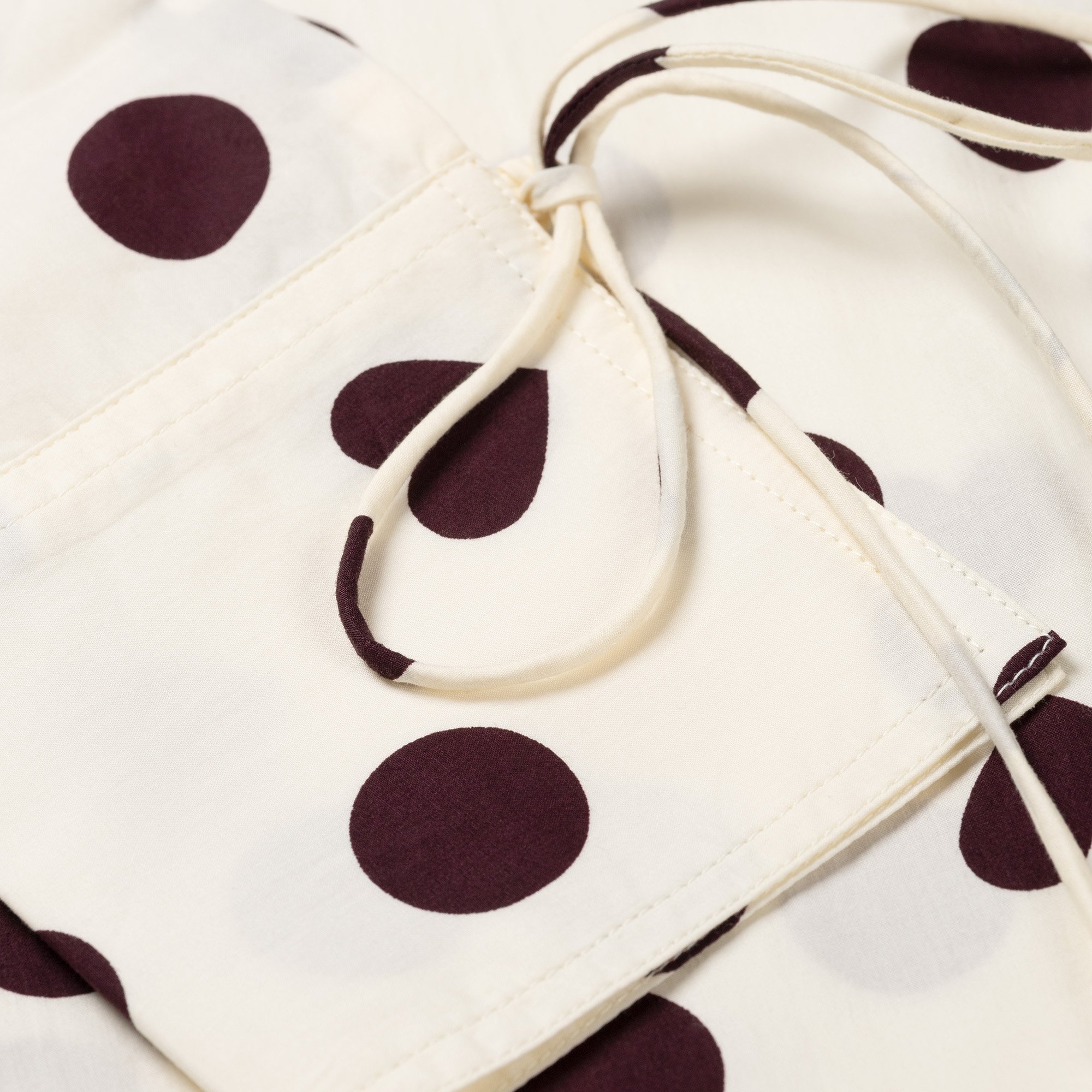 Oversized patterned shirt FABIENNE CHAPOT White