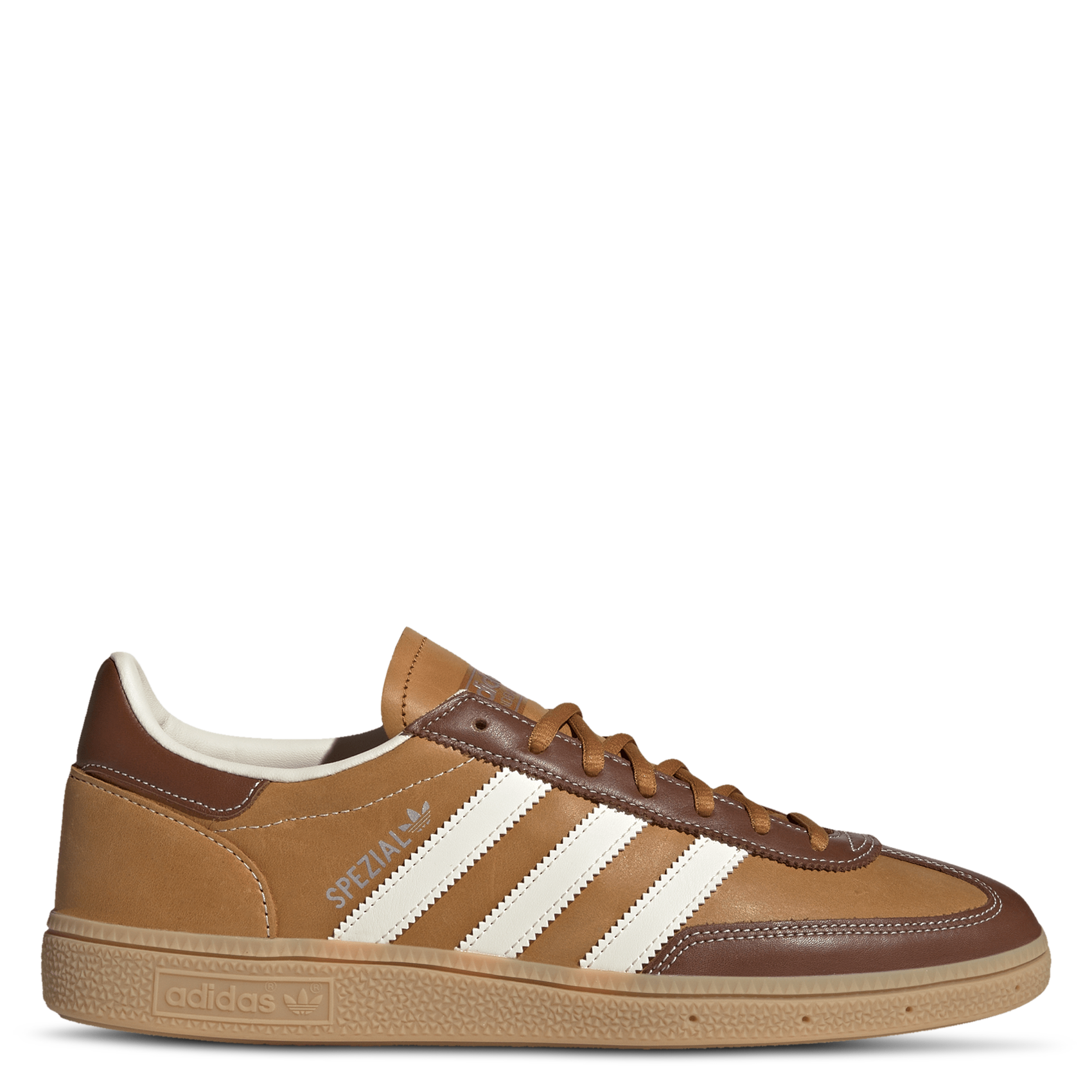 Baskets basses à lacets unies ADIDAS Marron