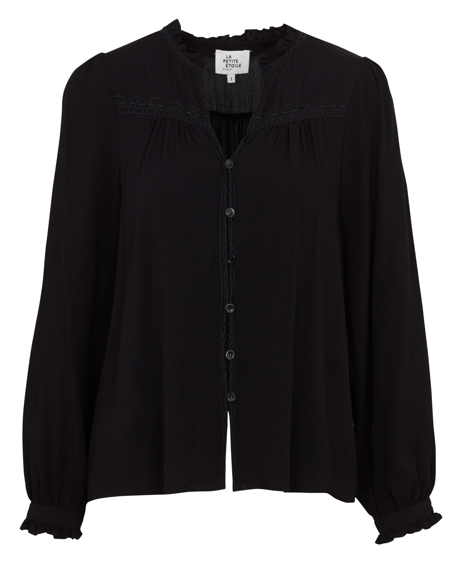 Loose-fit V-neck shirt LA PETITE ETOILE