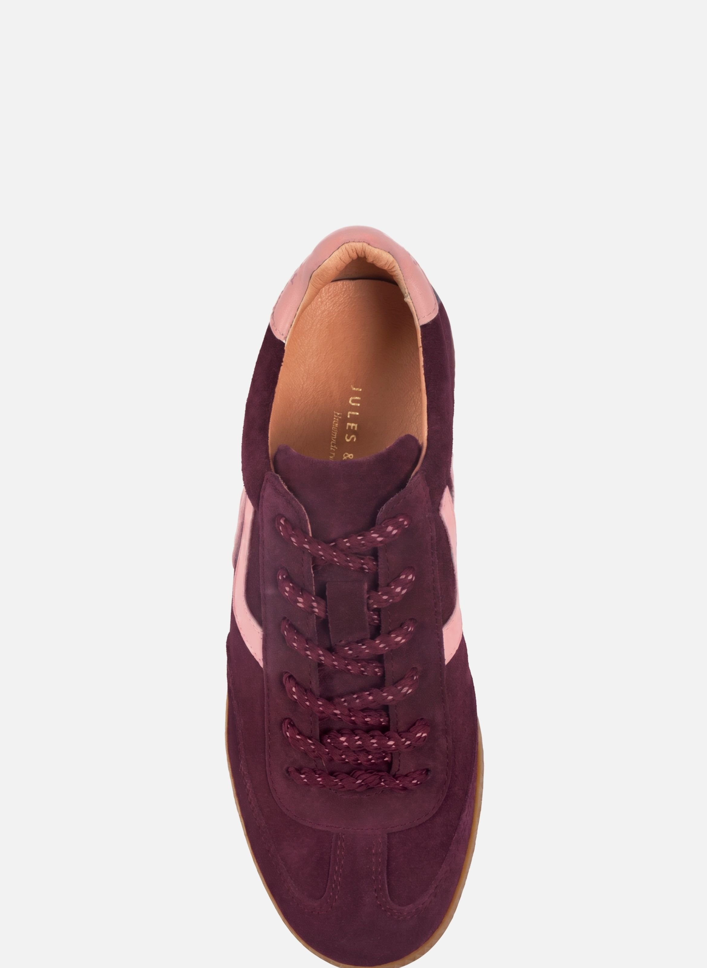 Ninon leather sneakers JULES & JENN Red