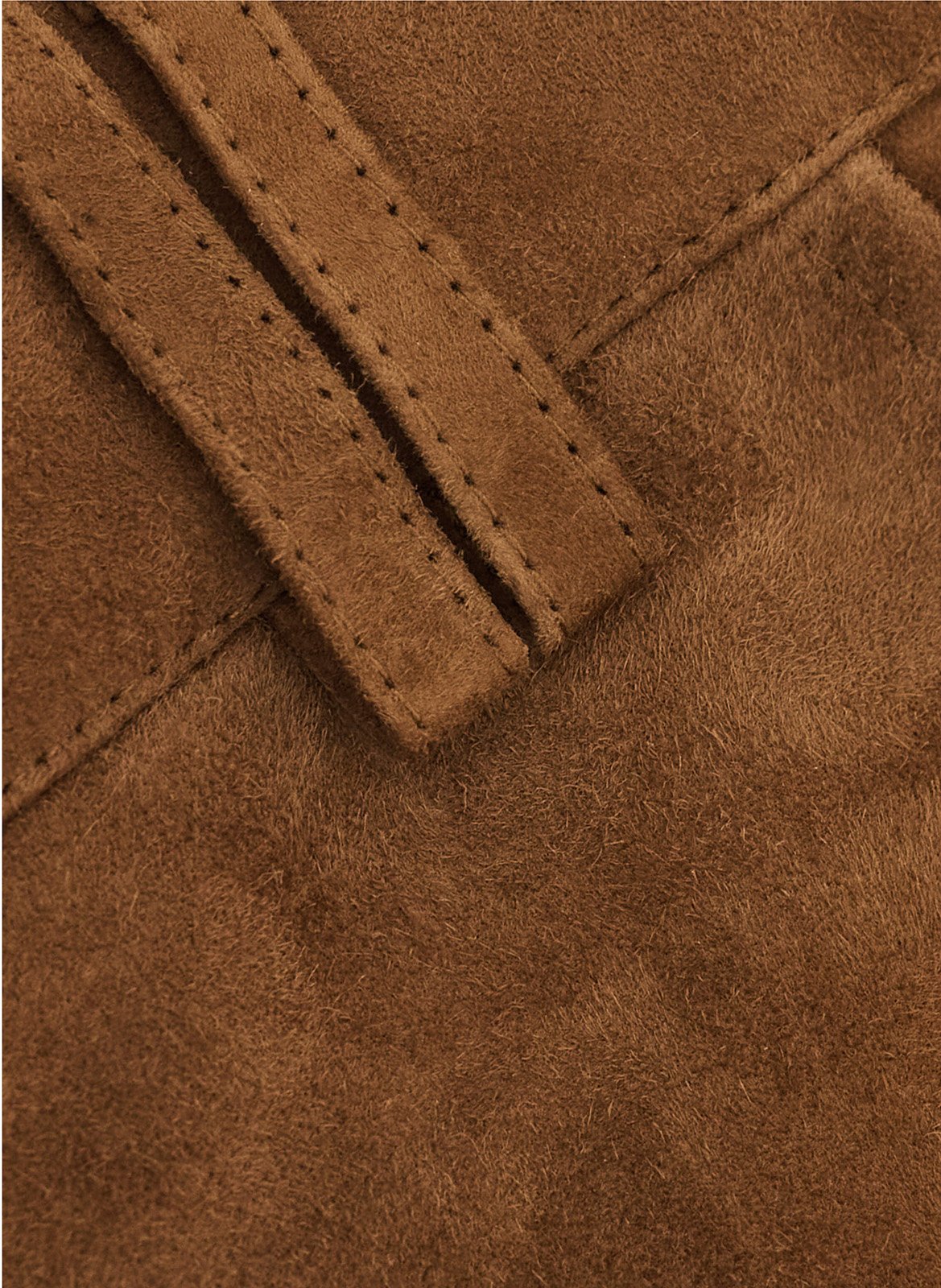 Slimfit-Wildlederhose BA&SH Braun
