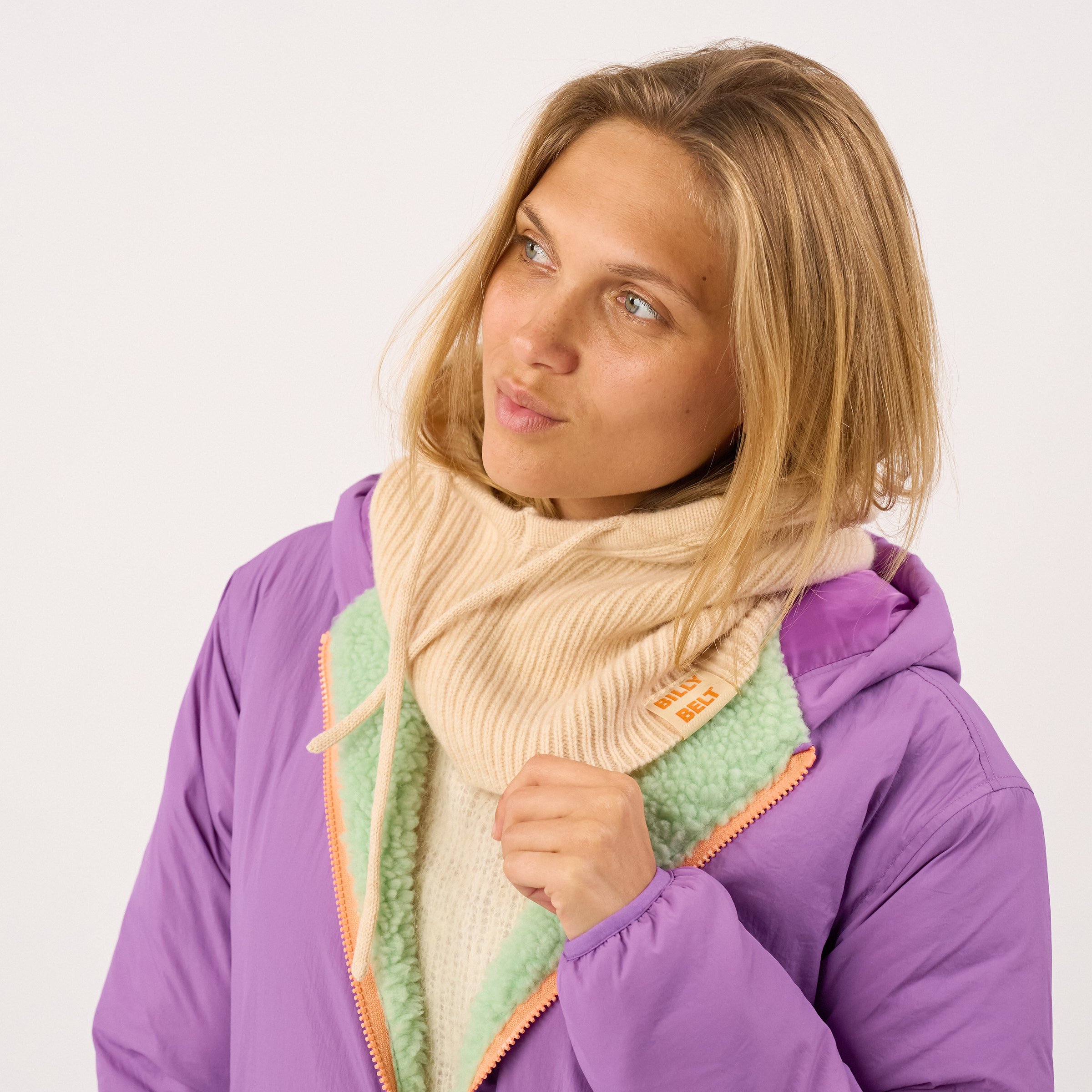 Wool balaclava BILLYBELT Beige