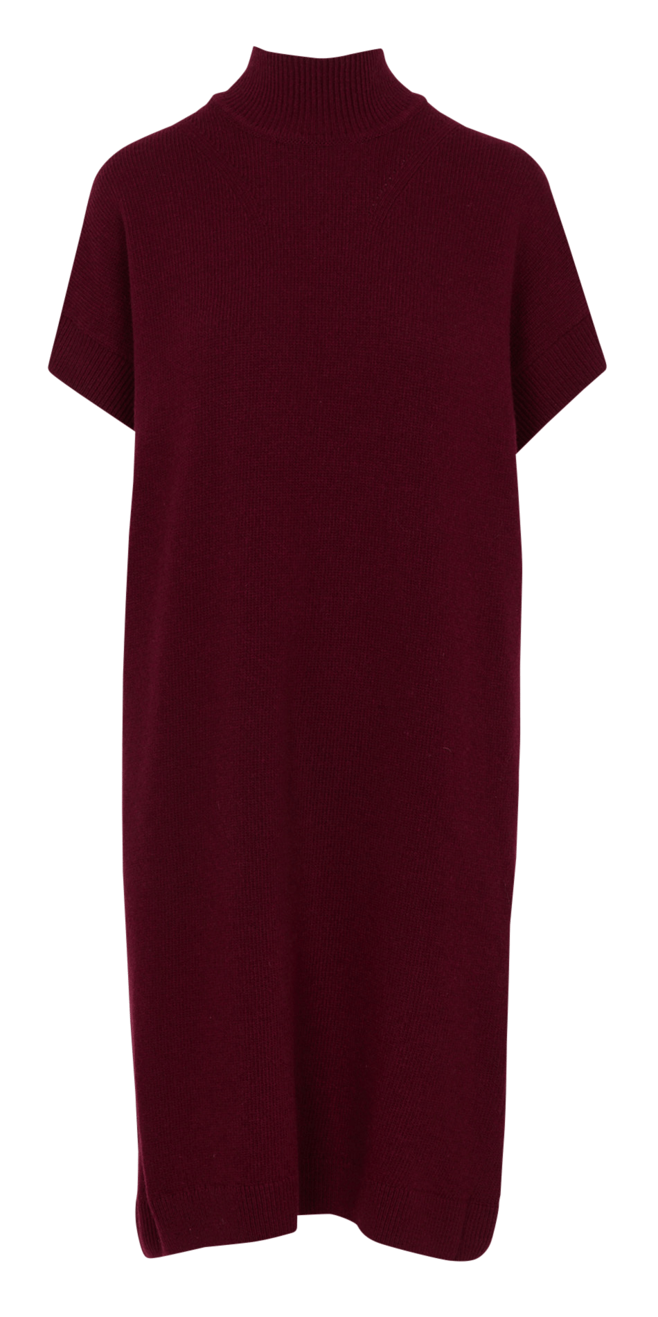Weiter geschnittenes Midi-Pulloverkleid aus Wolle ARMOR LUX Rot