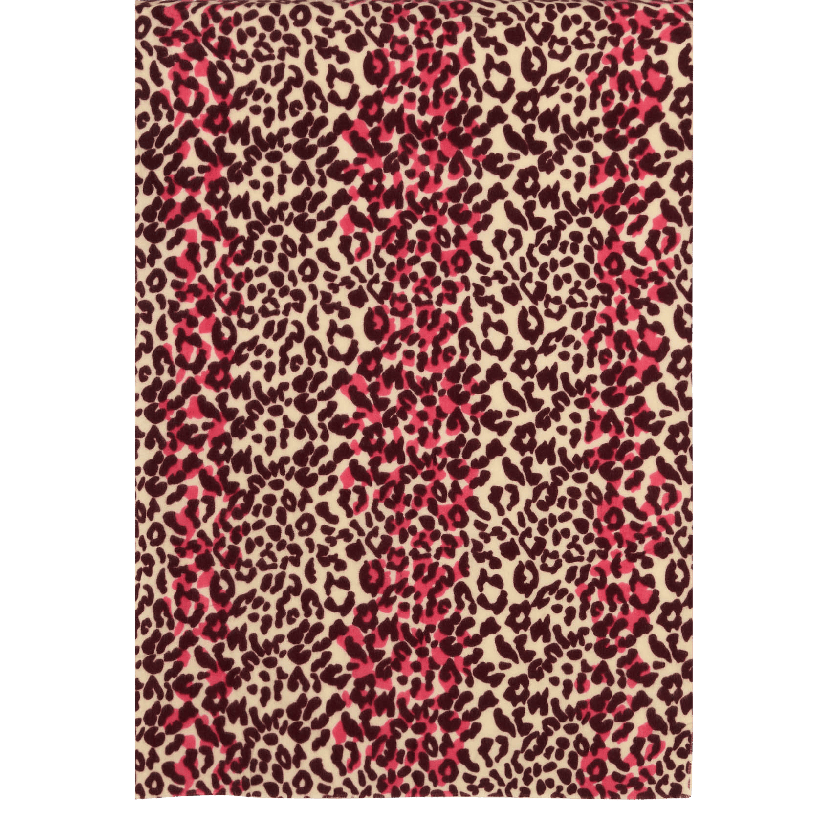 Leopard print scarf LE TEMPS DES CERISES Red