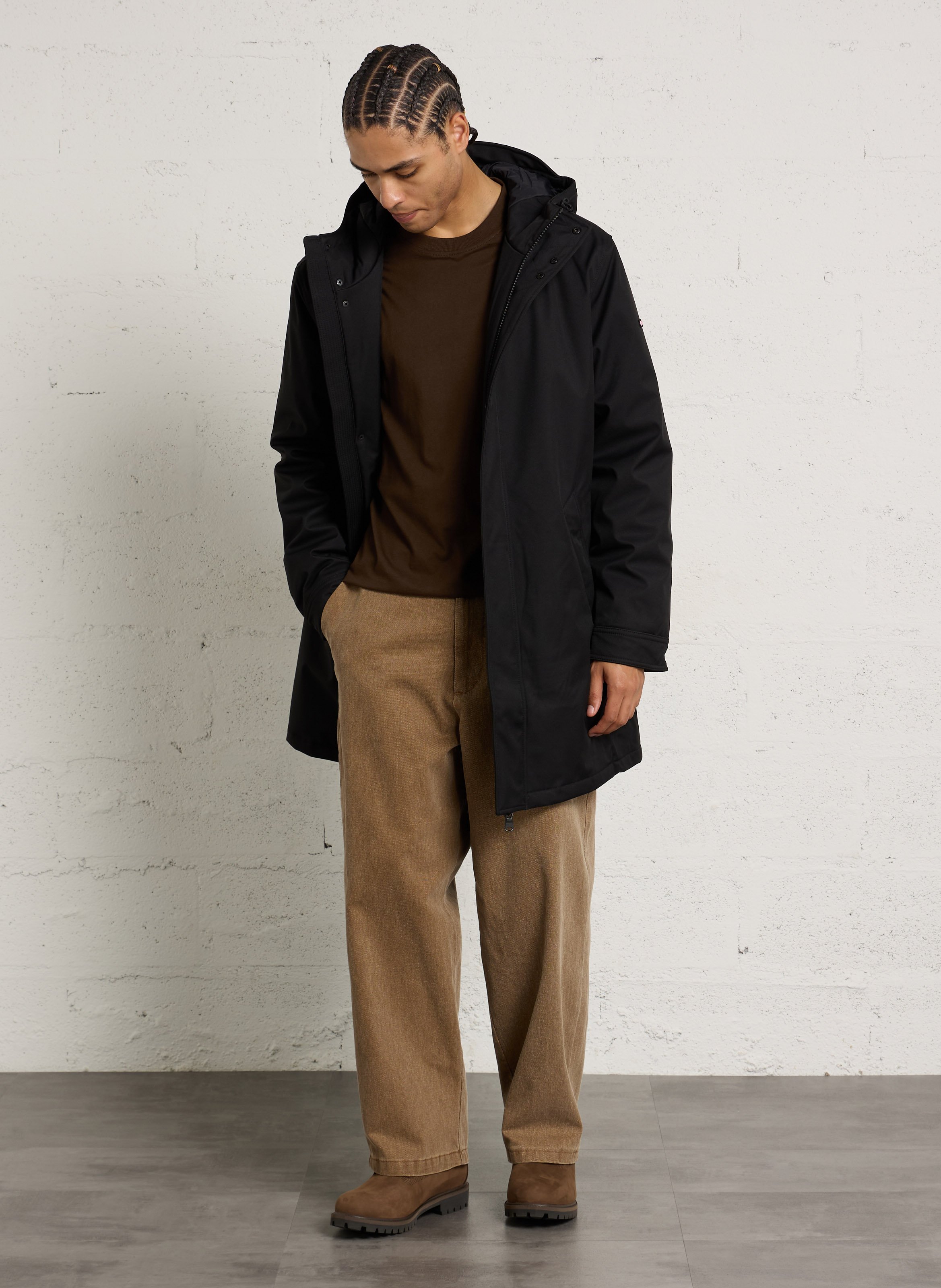 Ludivine hooded parka EDEN PARK Black