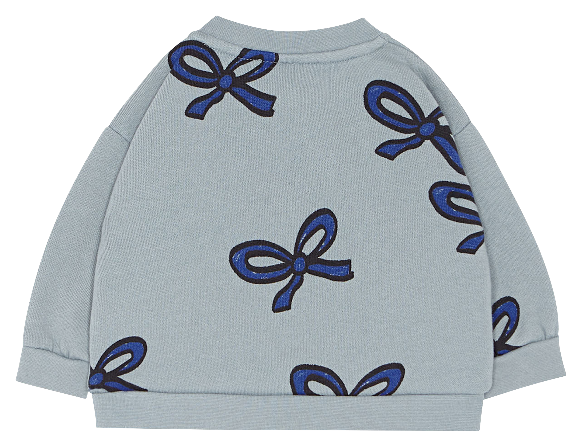 Sweat col rond imprimé en coton  THE CAMPAMENTO Bleu