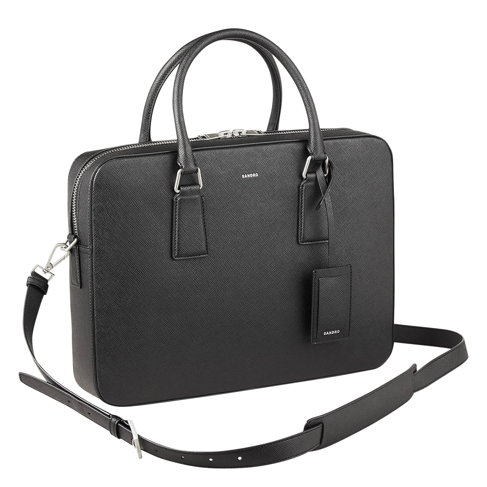 Sac ordinateur rigide  SANDRO Noir