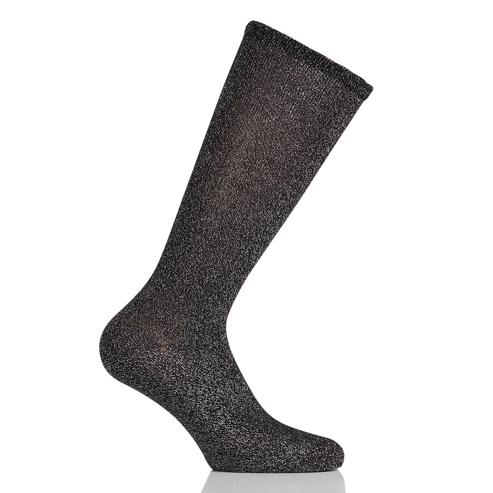 Set of glittery socks in blended organic cotton PIECES Black