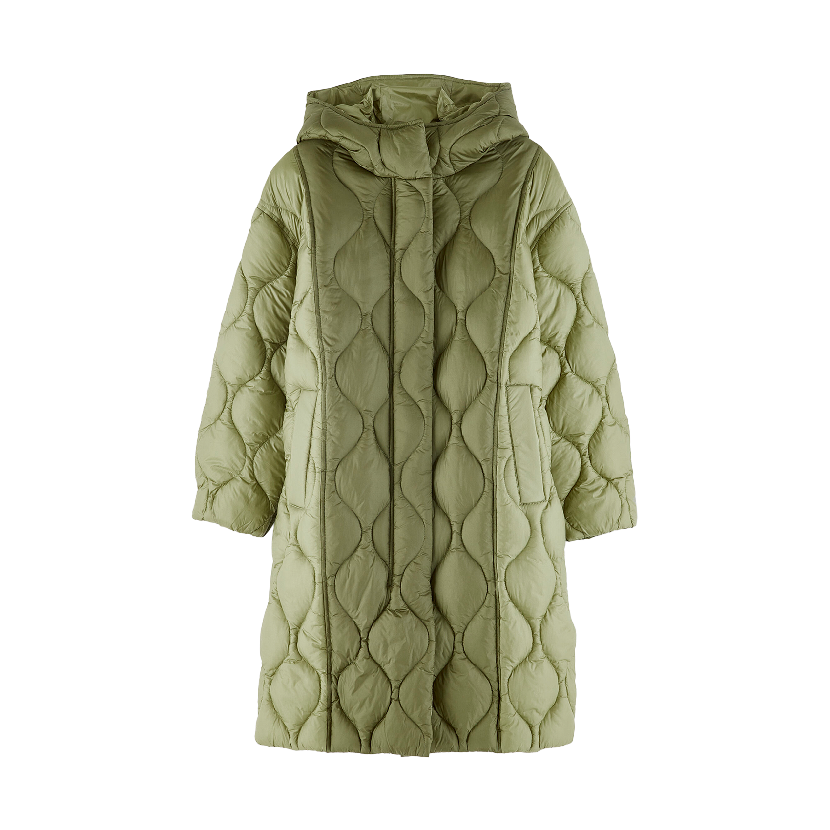Oversized padded jacket BELLEROSE Khaki