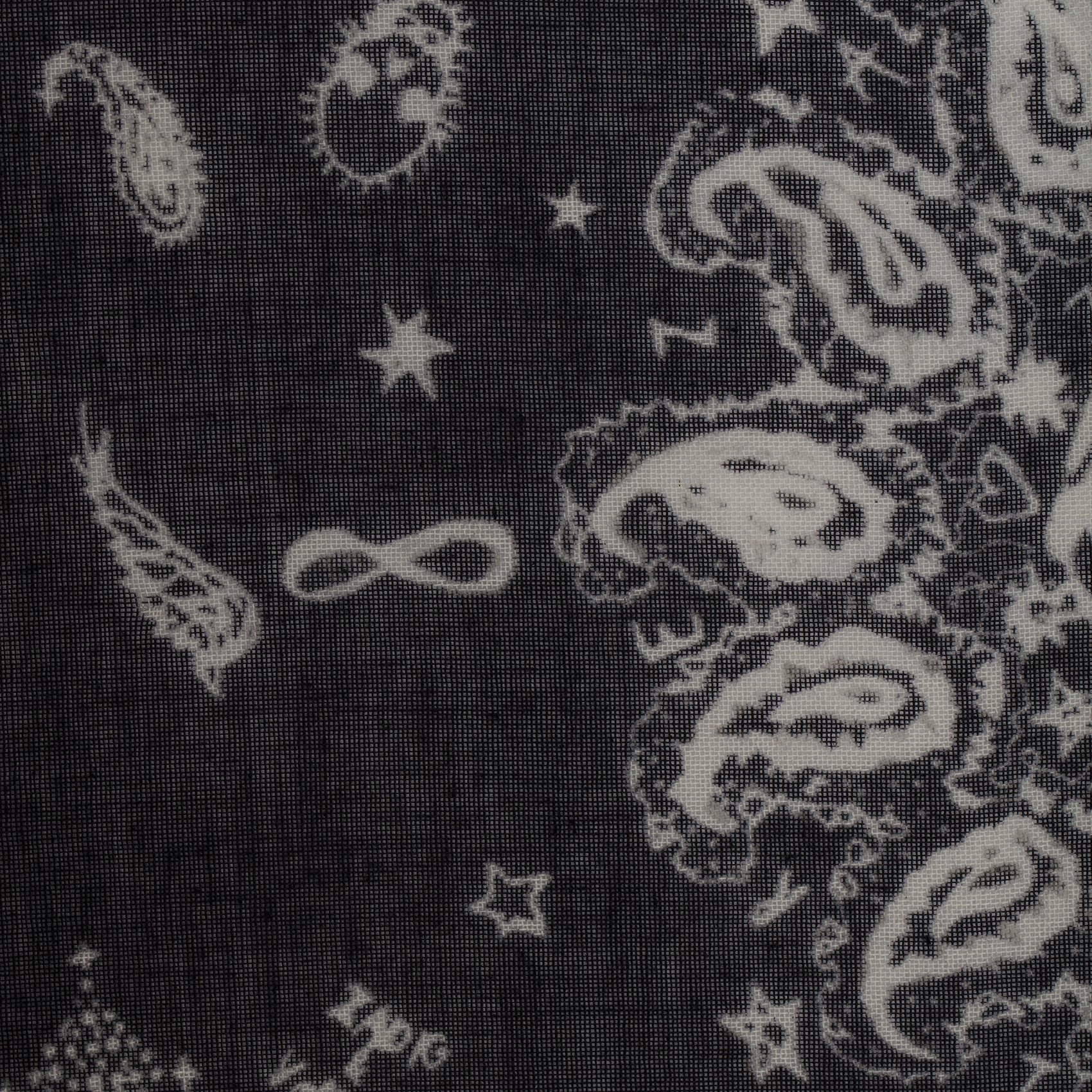 Foulard en coton imprimé ZADIG&VOLTAIRE Noir