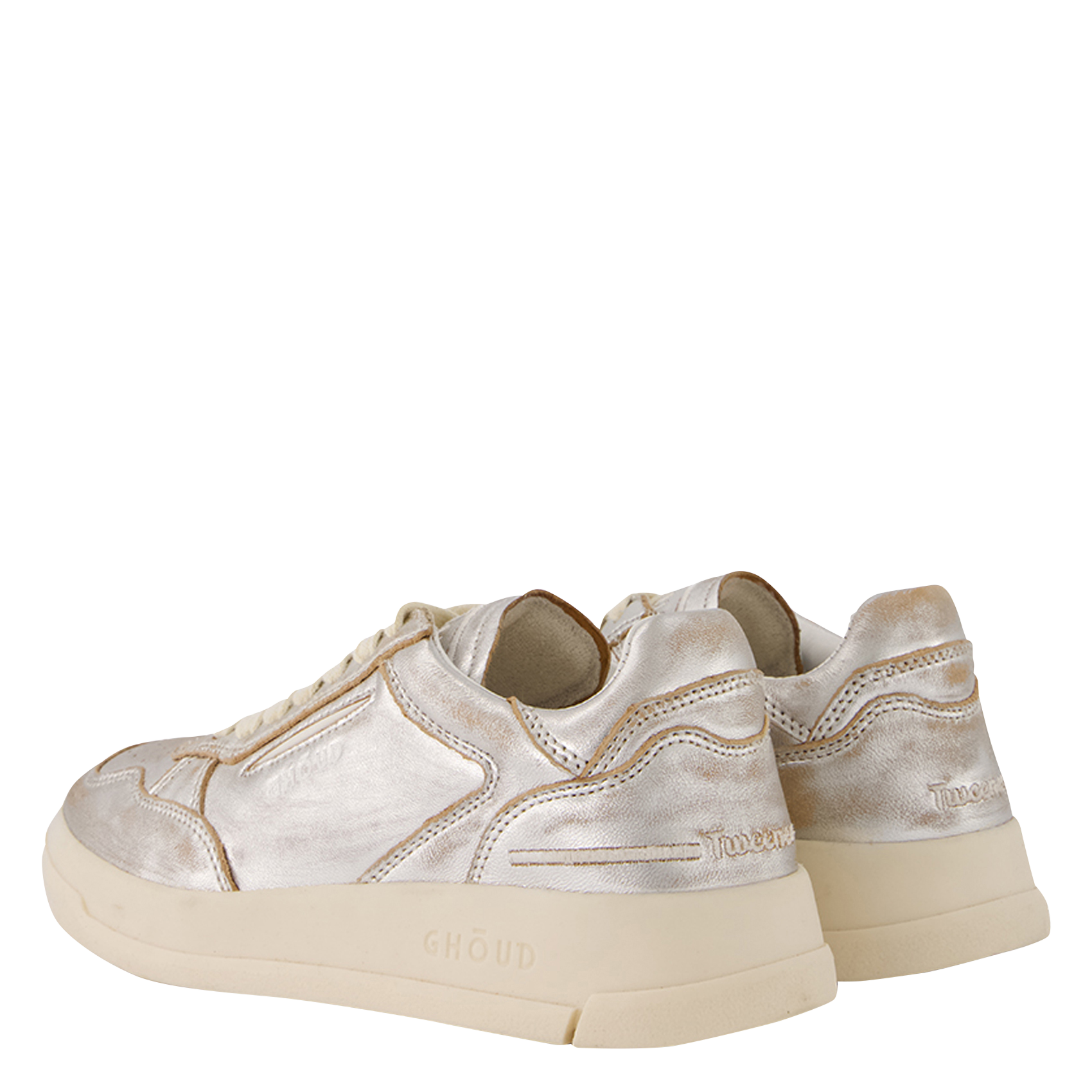 Low-top glitter sneakers GHOUD VENICE Silver