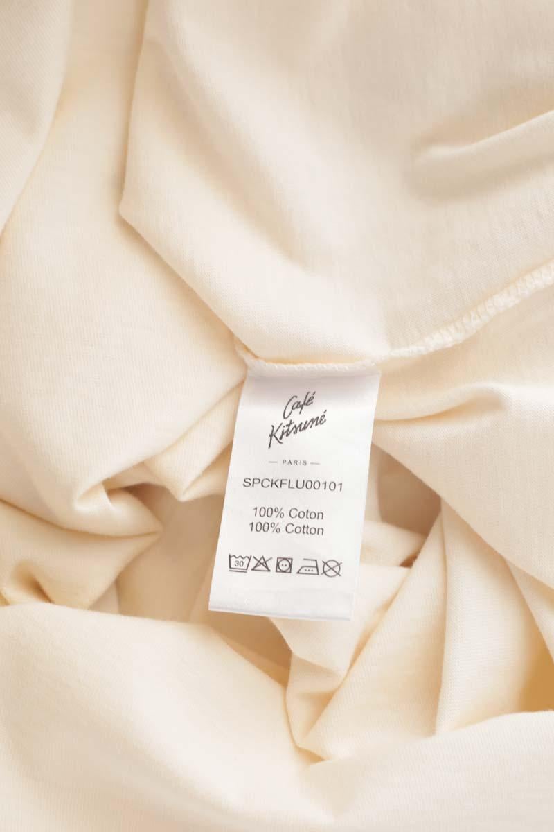 T-shirt en coton MAISON KITSUNÉ - Seconde main Blanc
