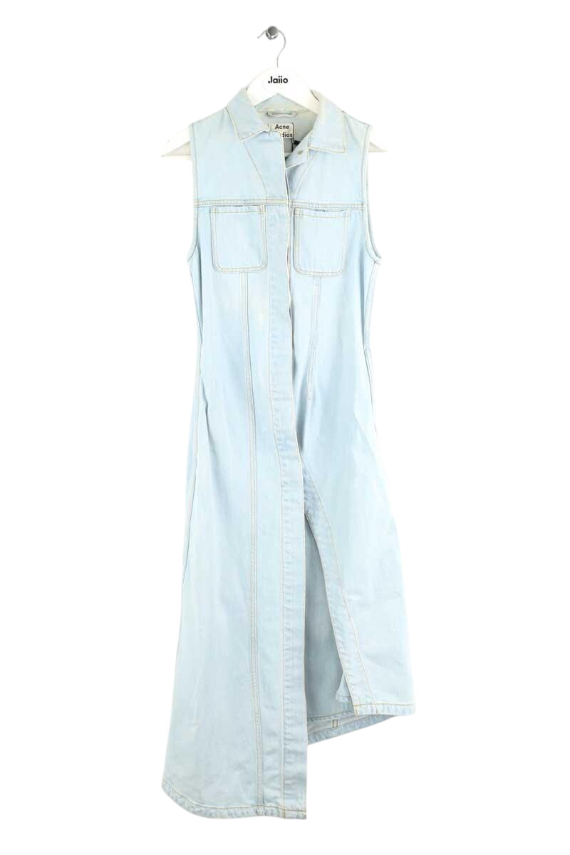 Cotton dress ACNE STUDIOS - Seconde Main Blue