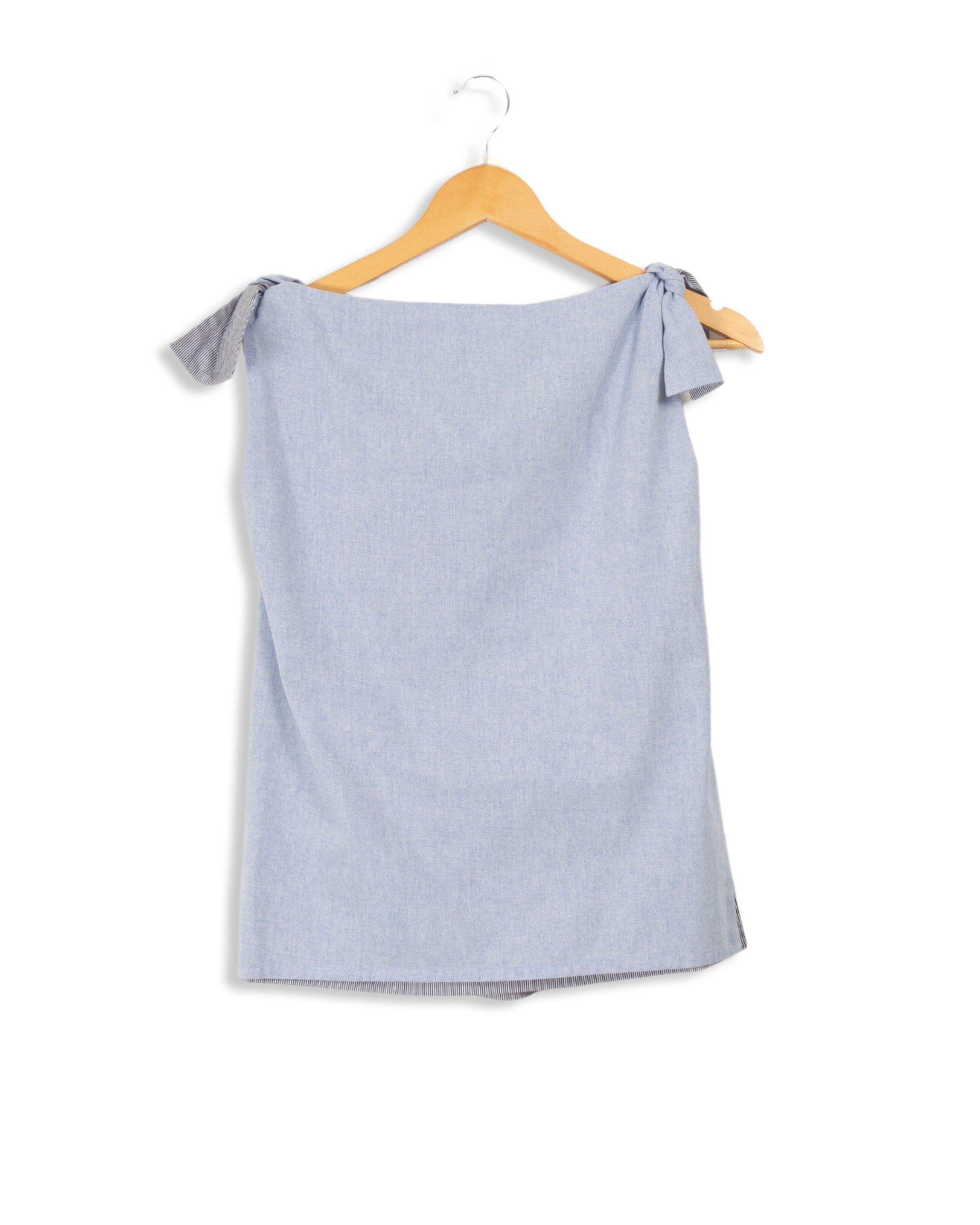 Top INES DE LA FRESSANGE - Seconde main Bleu