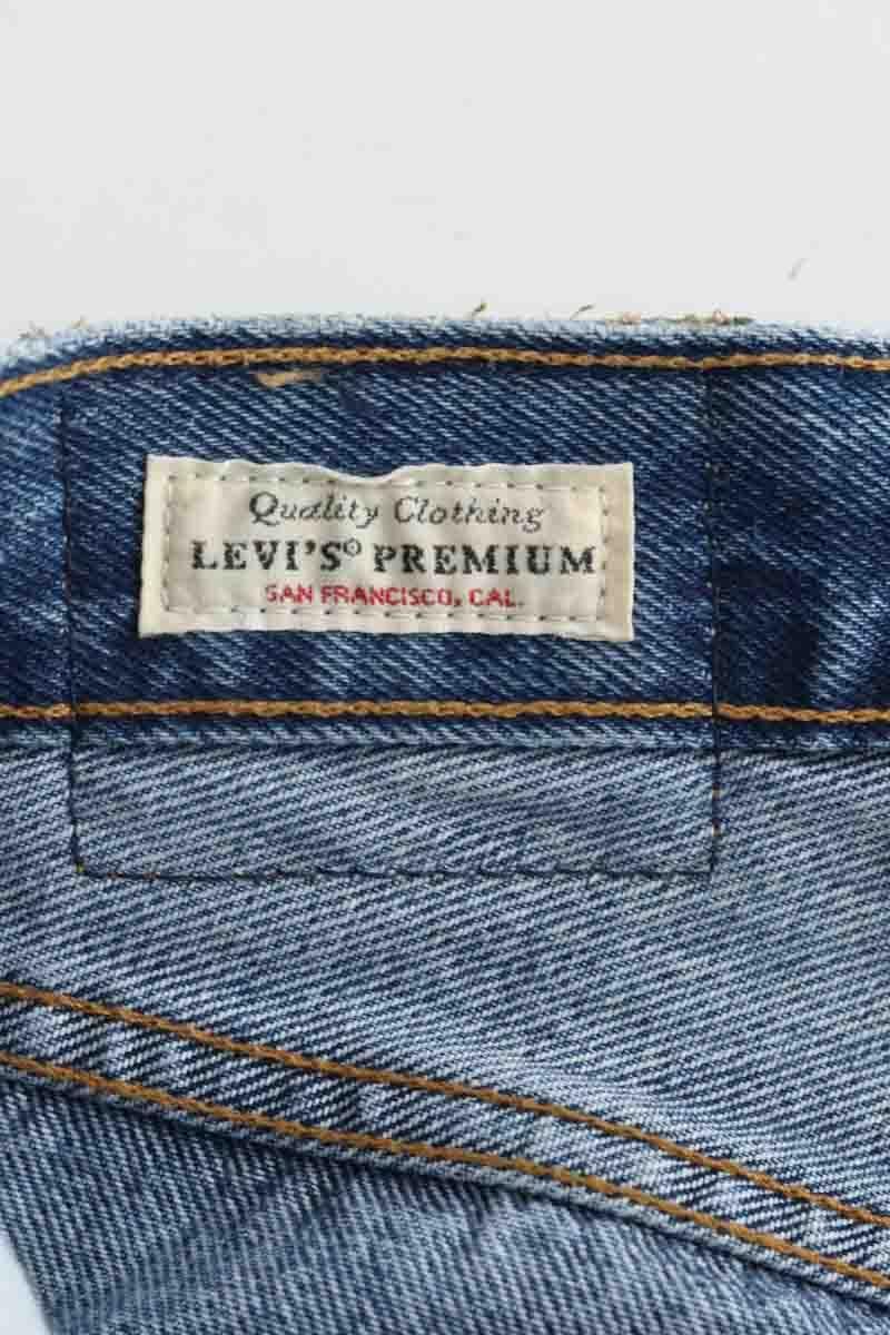 501? straight cotton jeans LEVI'S - Seconde main Blue