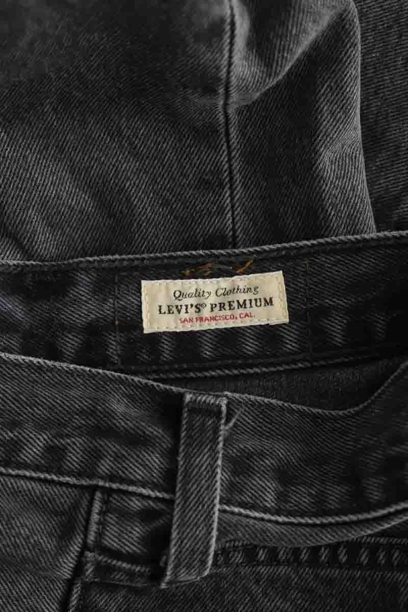 501? straight cotton jeans LEVI'S - Seconde main Grey