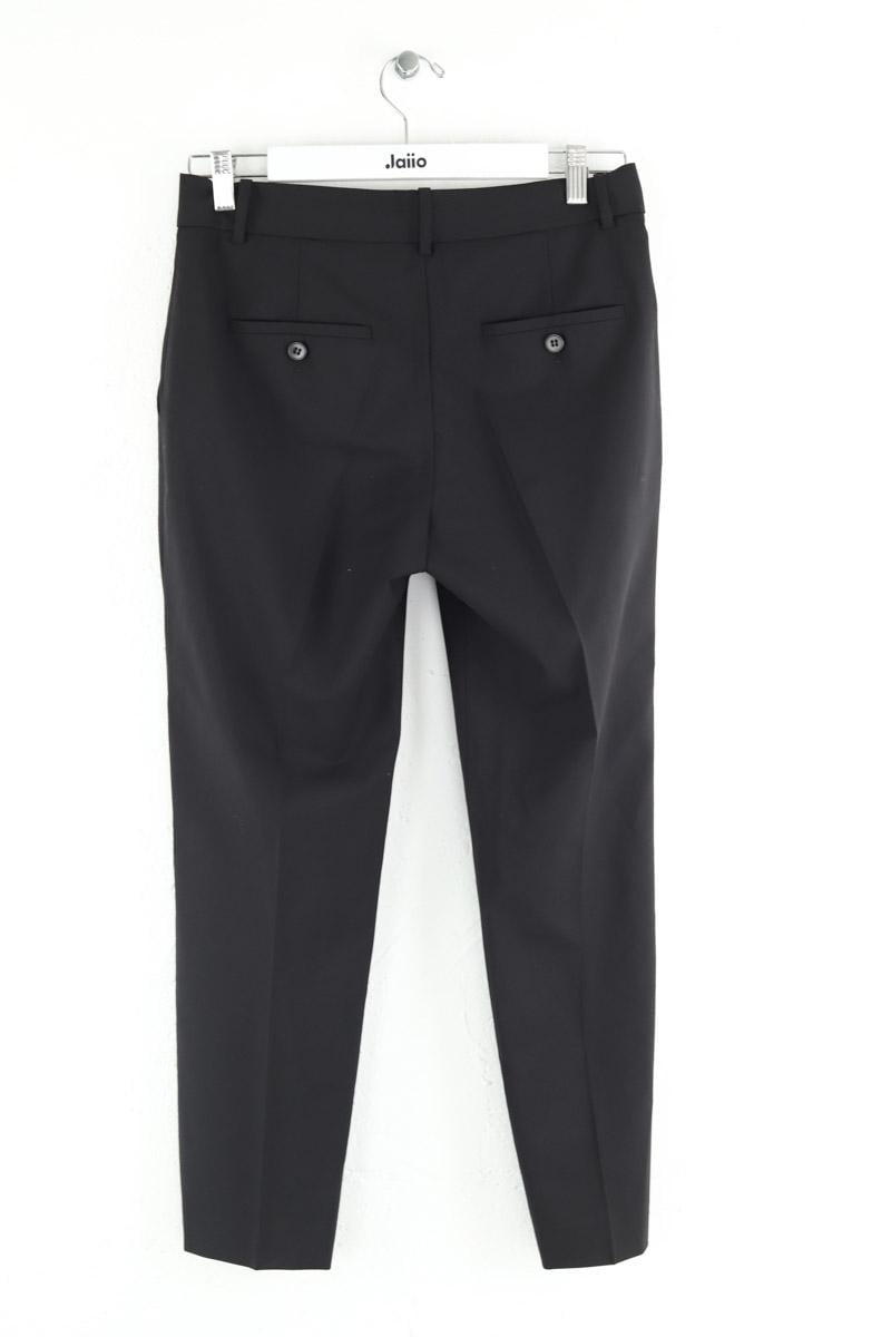 Bandol straight woollen trousers THEORY - Seconde Main Black