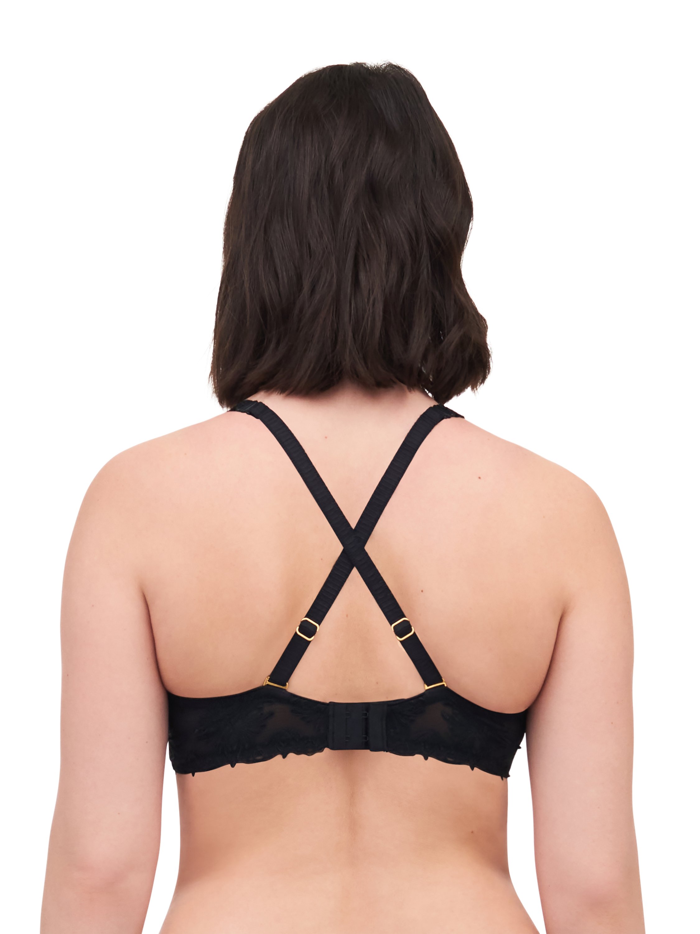 Full-cup shape memory bra Black