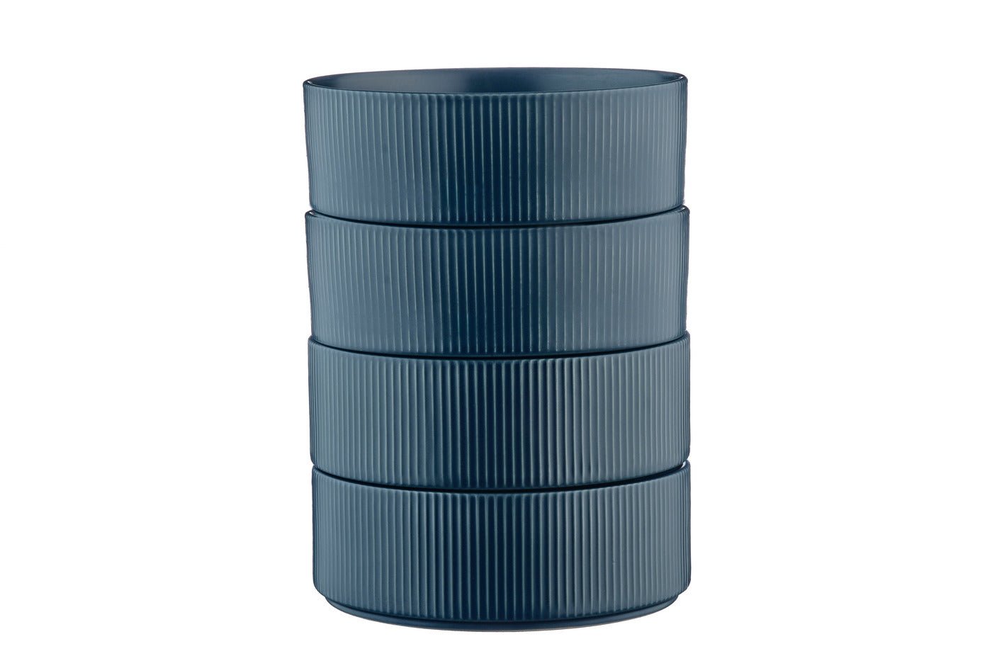 Scandi bowl ø16.5cm - 4 pieces - navy BJORN Blue