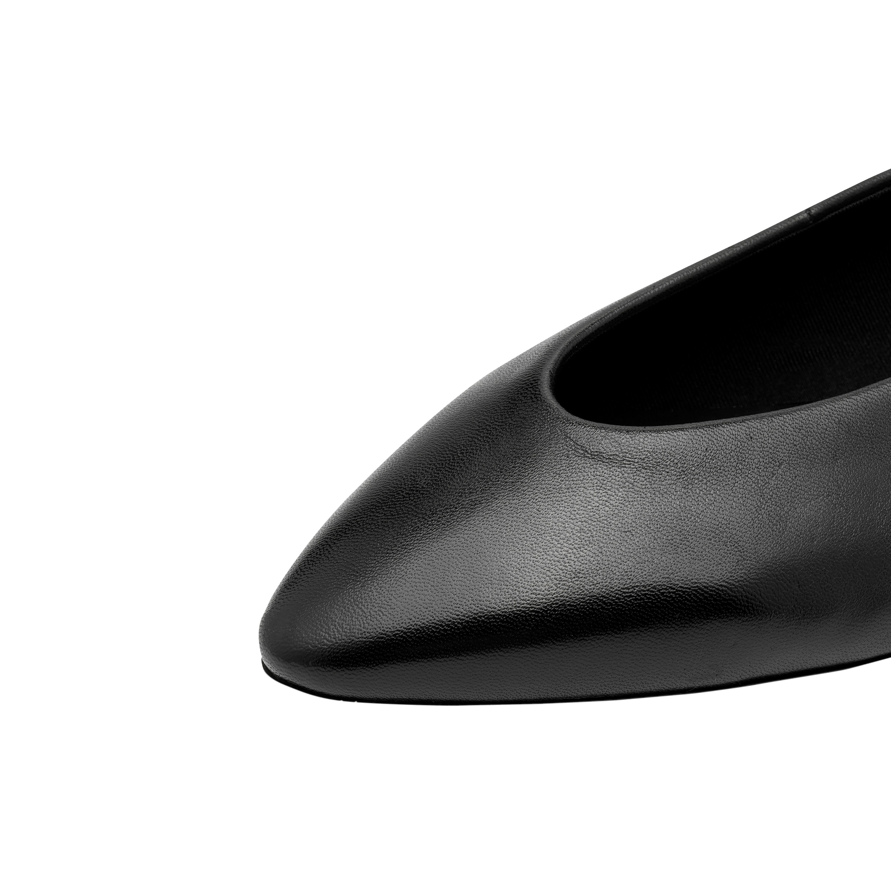 Leather ballet pumps TAMARIS Black
