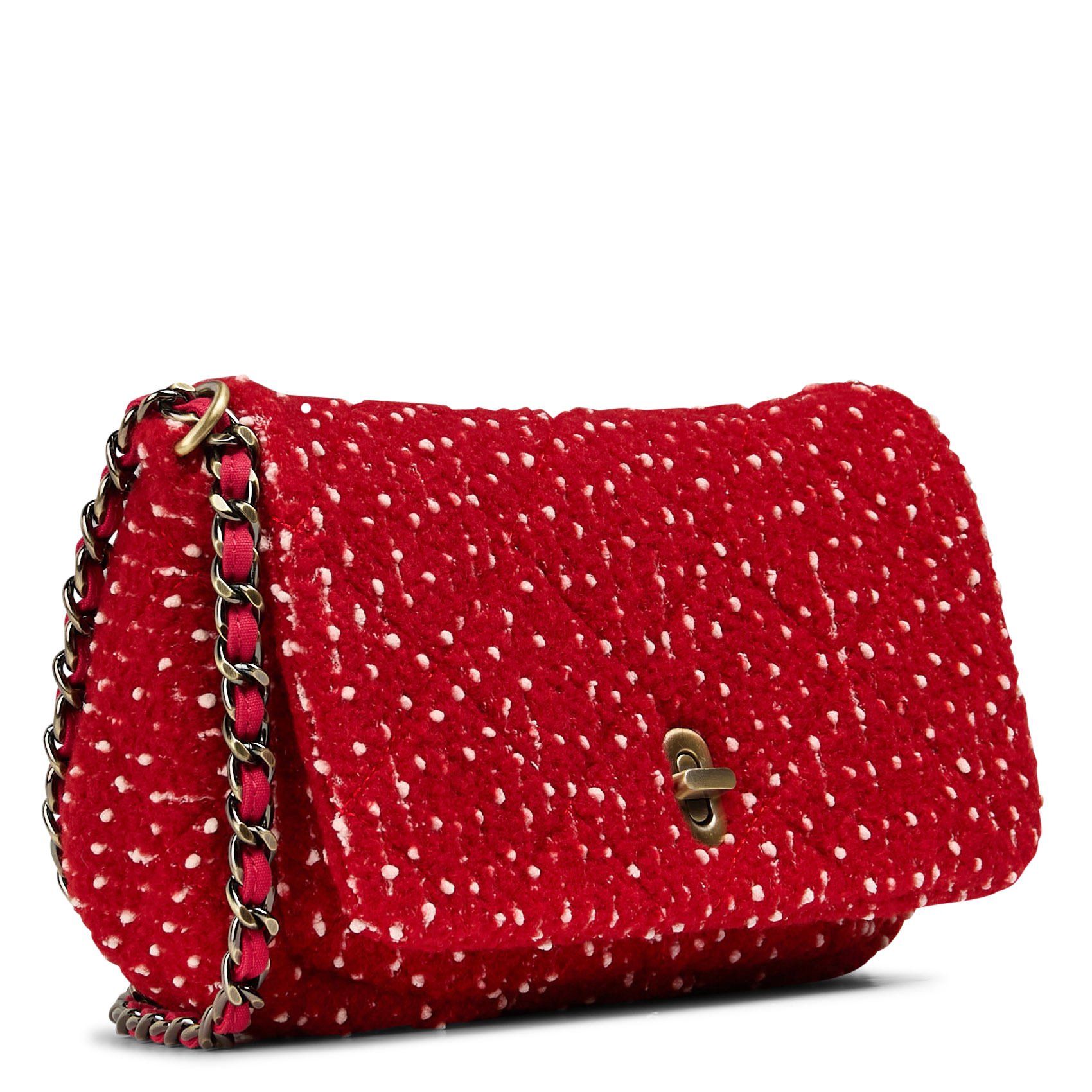 Umhängetasche aus Wollmix BECKSONDERGAARD Rot